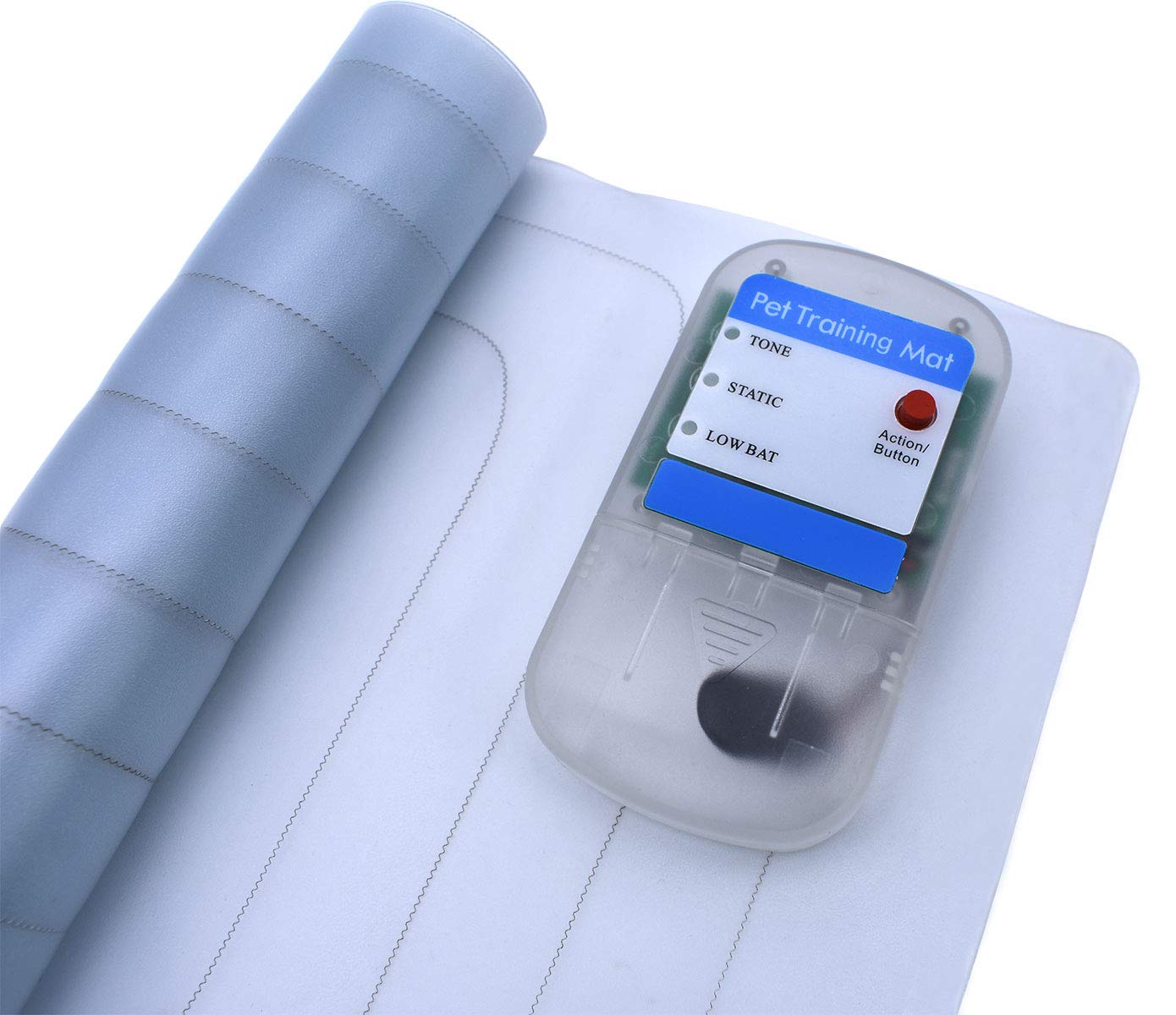 WiXfer 60x12 Inch Electric Shock Mat Pad for Dogs & Cats - Translucent Furniture Protector Training Solution