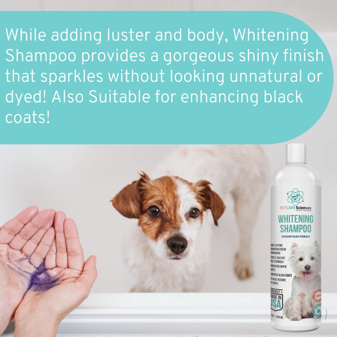 1 Gallon Dog Whitening Shampoo - (Mountain Fresh Scent) Groomers Choice - Made in The USA