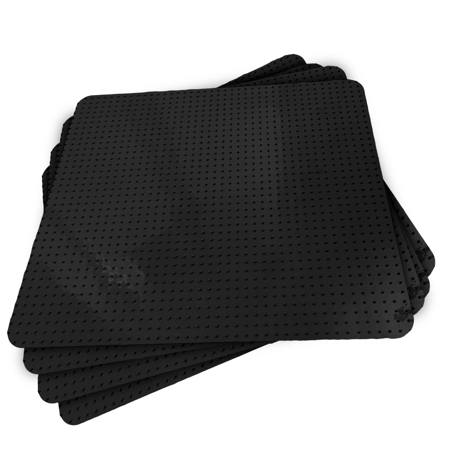 Resilia Furniture Protector Pet Deterrent Tiles - Pet-Free Training Mat, For Cats, Dogs, Rabbits, Indoor And Outdoor Use, Black,