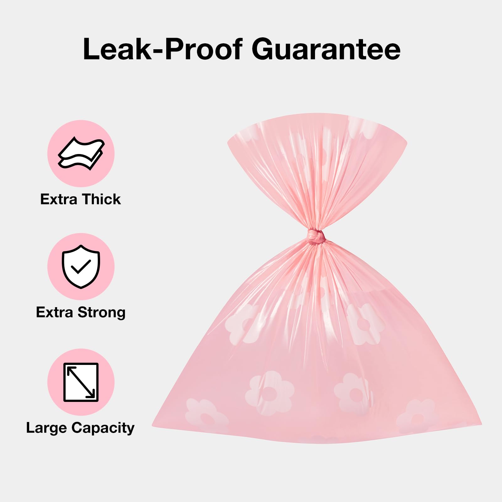 Vetreska Dog Poop Bags With Dispenser, Lavender Scented, Guaranteed Leak Proof And Extra Thick Pet Waste Bags For Walking Dog An