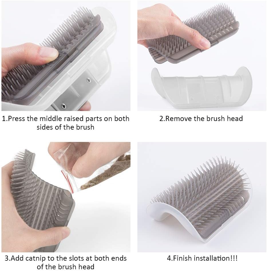 Fluffydream Bone Cat Scratcher Cardboard Lounge Bed, Cat Scratching Post, Durable Board Pads Prevents Furniture Damage And Groom