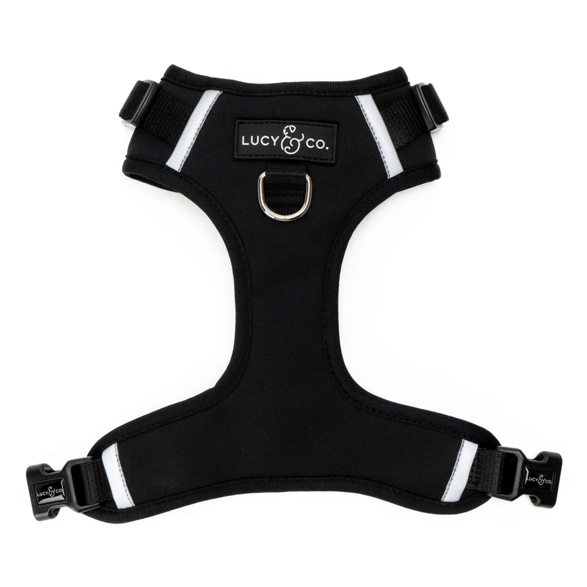 Lucy & Co. The Midnight No-Pull Dog Harness - Size Large - Vest to Stop Pulling & Walk Easy - Comfortable Leash Training Product