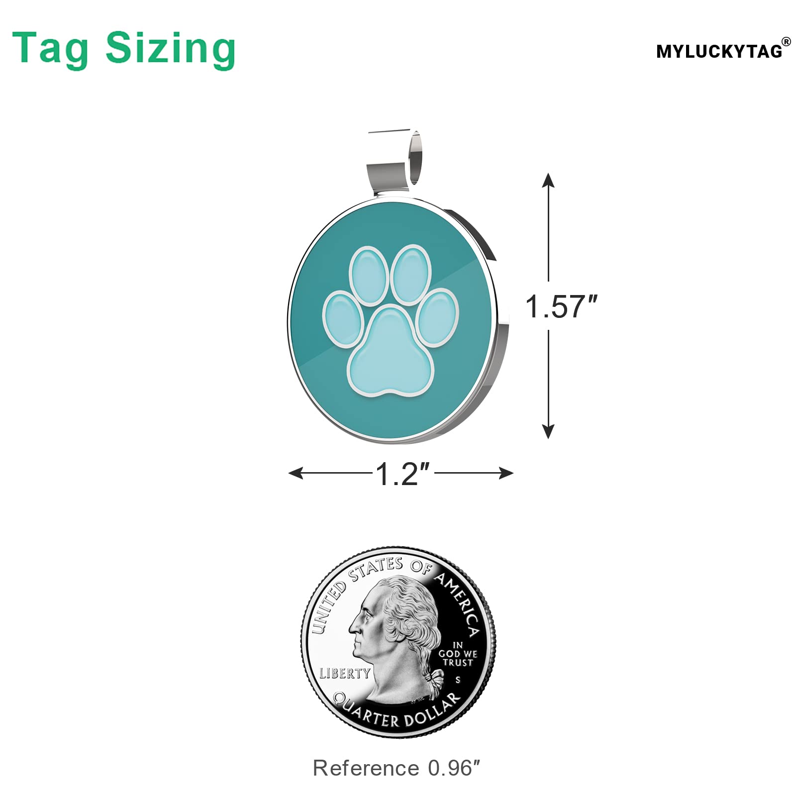 Myluckytag Qr Code Dog Id Tags - Pet Online Profile - Scan Qr Receive Instant Location Alert Email