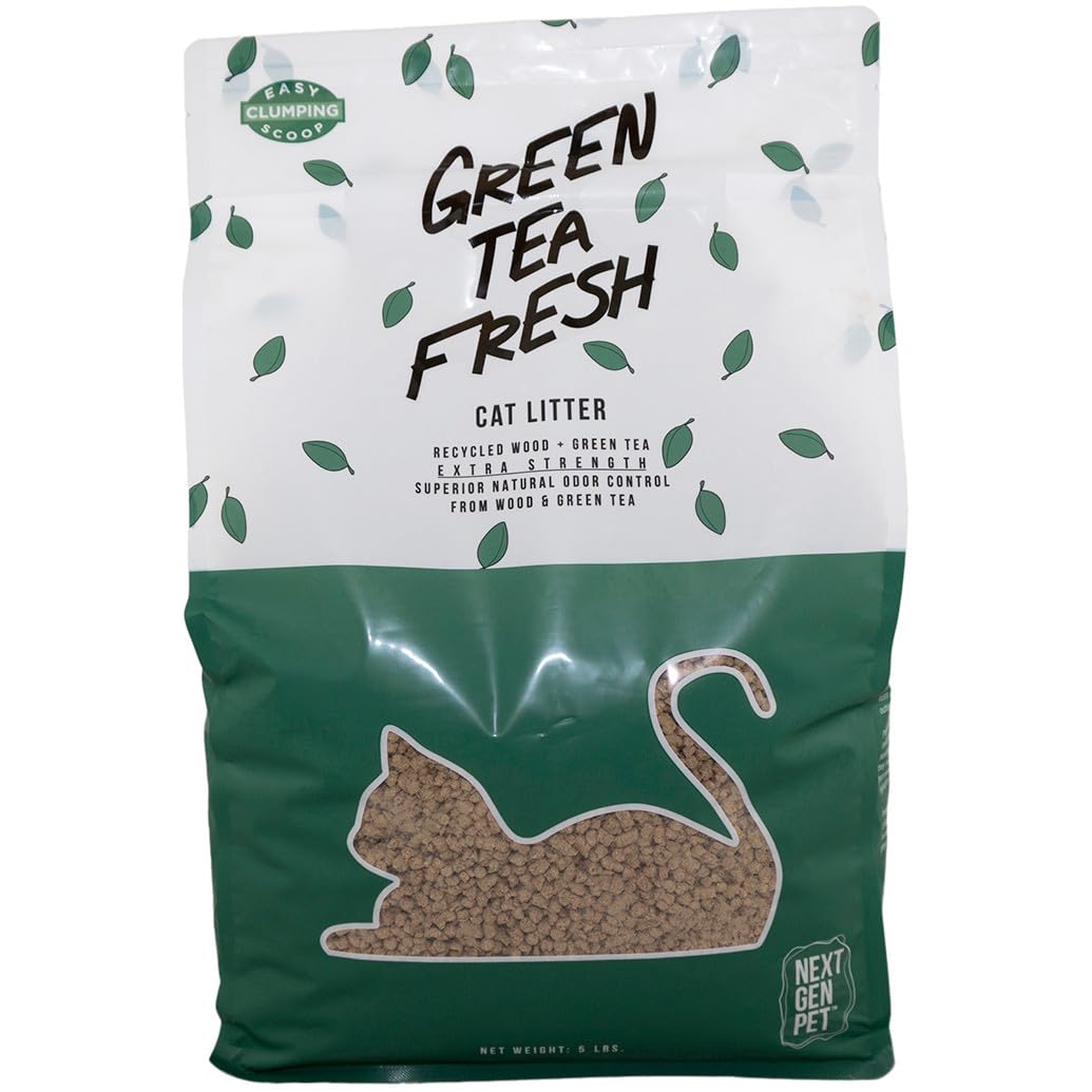 Next Gen Pet Green Tea Fresh Cat Litter 5 Pound Bag