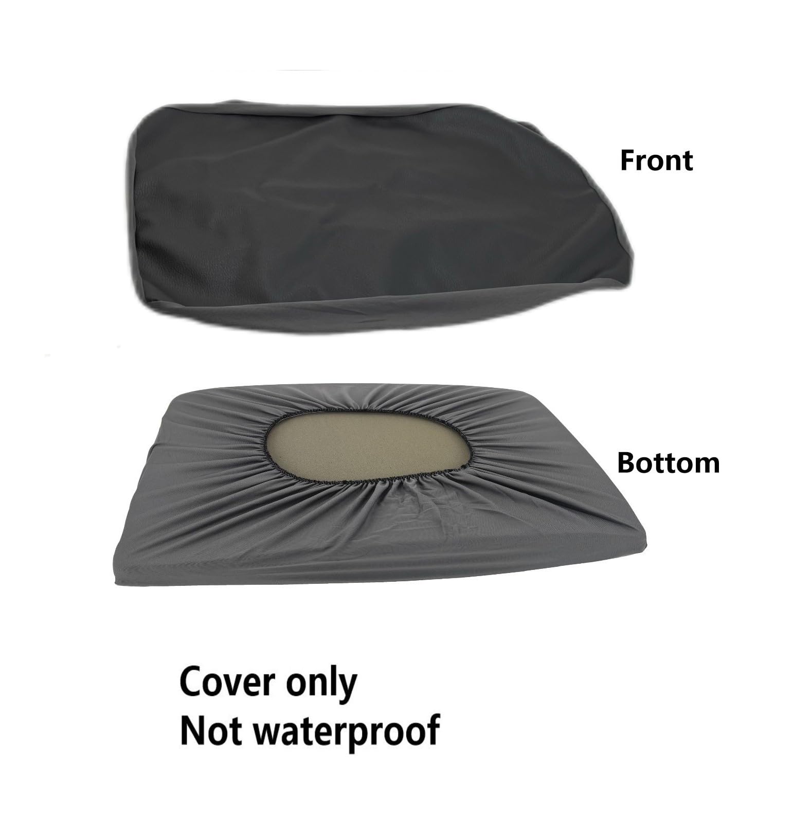 Eechicspace Summer Dog Bed Cover Not Waterproof Hair Resistant 36X27 Inch Black