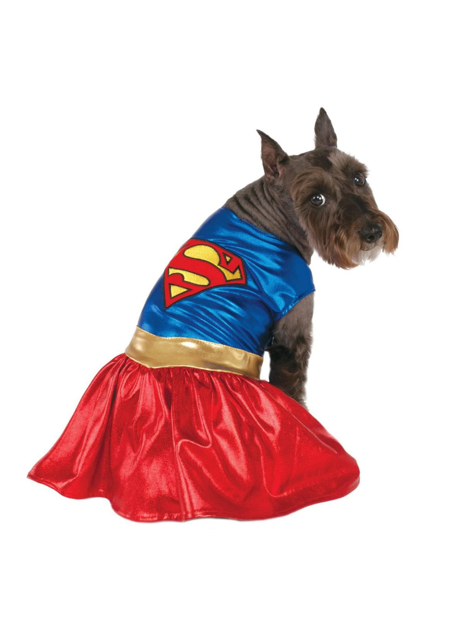 Dc Comics Pet Costume, X-Large, Supergirl, Blue