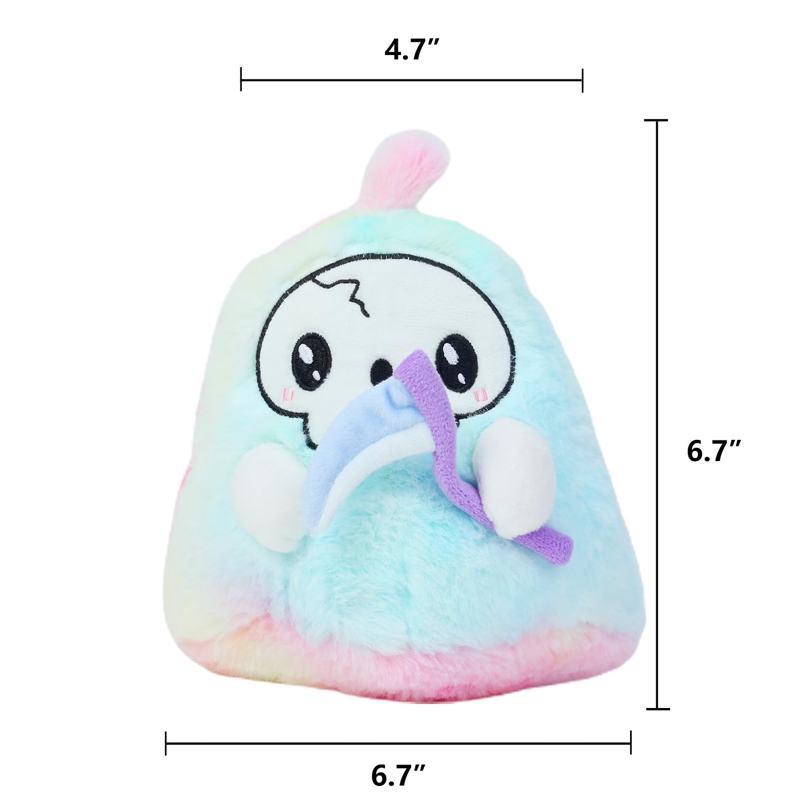 Dododola Dog Toys Puppy Toys Cute Squeaky Dog Toy With Crinkle Paper Stuffed Plush Halloween Dog Toys For Small Medium Large Dogs