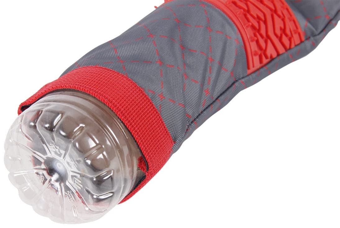 Pet Life  'Quash' Water Bottle Inserting Nylon and Rubber Crackling Dog Toy