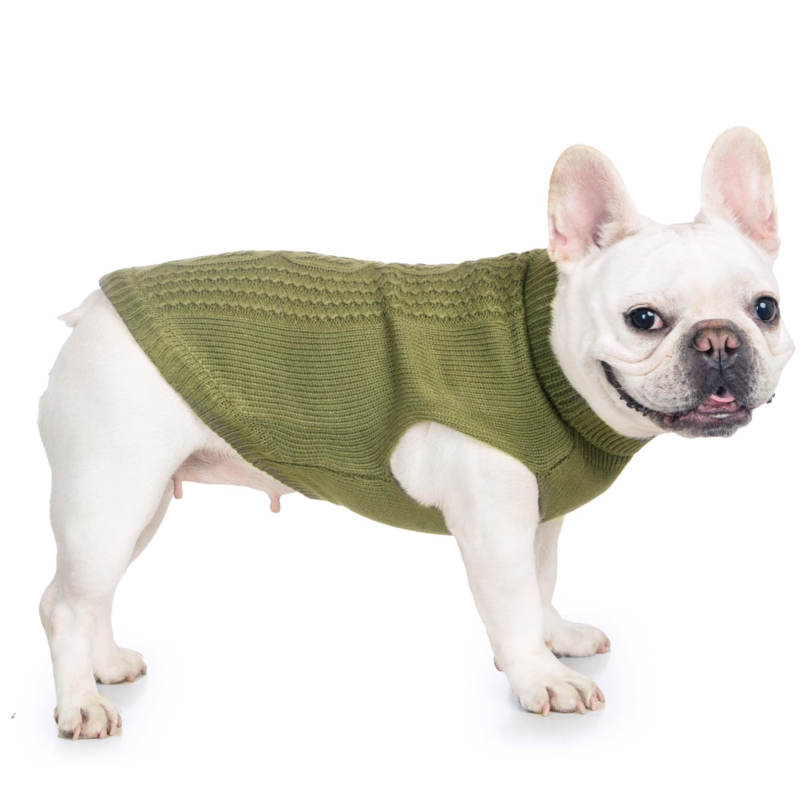 Jnancun Cat Sweater Keep Your Pets Cozy, 16 Color Turtleneck Knitted Sleeveless Cat Clothes, Winter Outfits For Cats & Small Dog