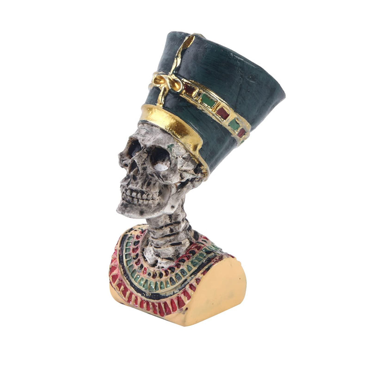 Kocris Casa Reptile Tank Ancient Egypt Priest Skull Decorations Aquarium Fish Turtle Lizard Tanks Sculpture Statue Terrarium Egy