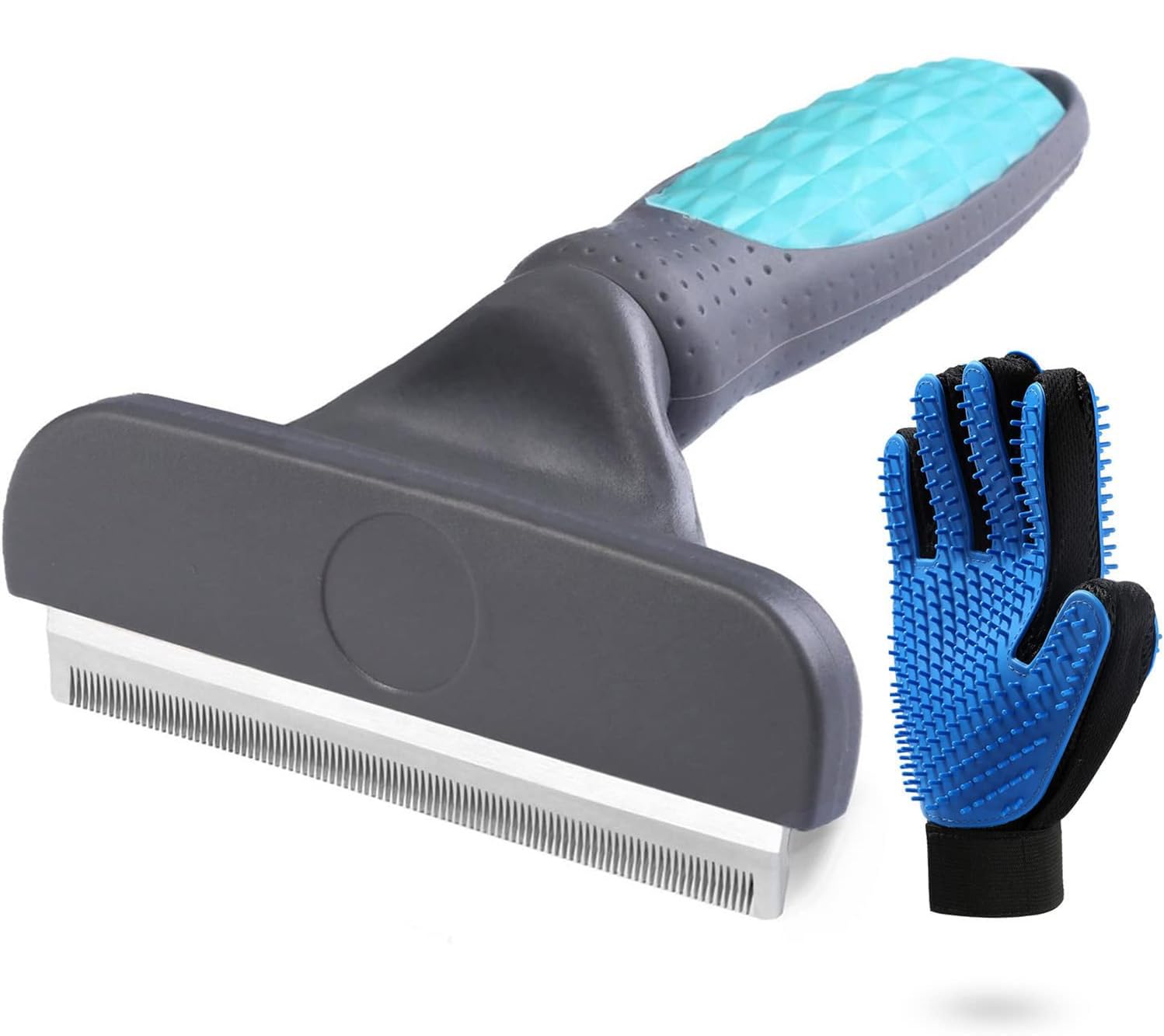 Dog Brush For Shedding Short Haired Dogs, Undercoat Deshedding Tool Set, Gently And Effectively Remove Loose Hair And Reduce She