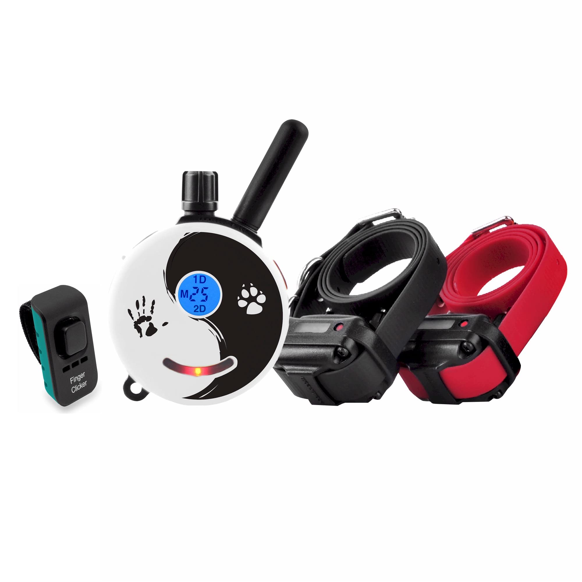 Educator E-Collar Dog Training Collar, Rechargeable Remote + Finger Clicker, For Small To Medium Dogs, Humane Tapping Stimulatio