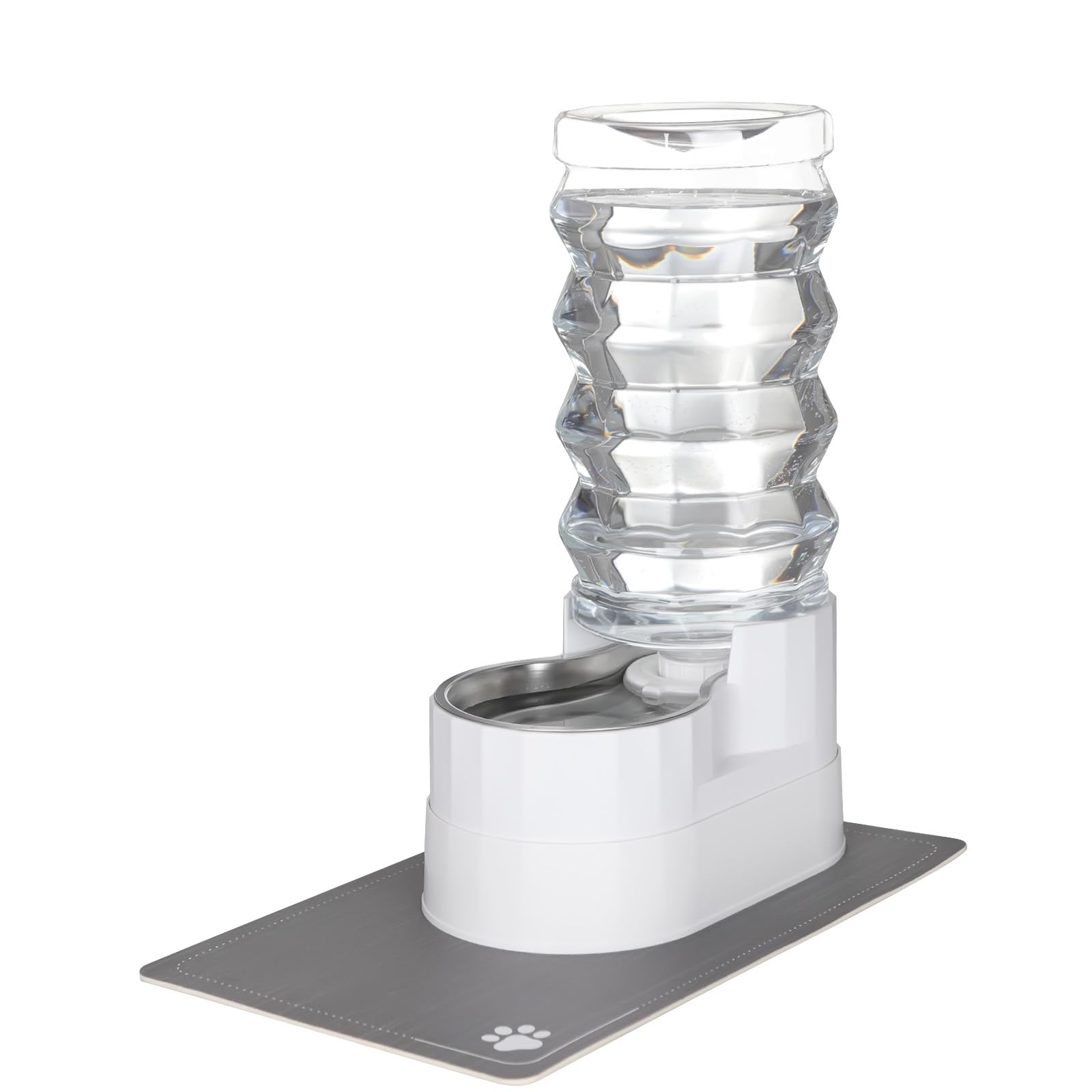 Rizzari Automatic 9L Raised Pet Waterer,100% Bpa-Free, Gravity Stainless Steel Water Dispenser For Cats And Small And Medium-Siz