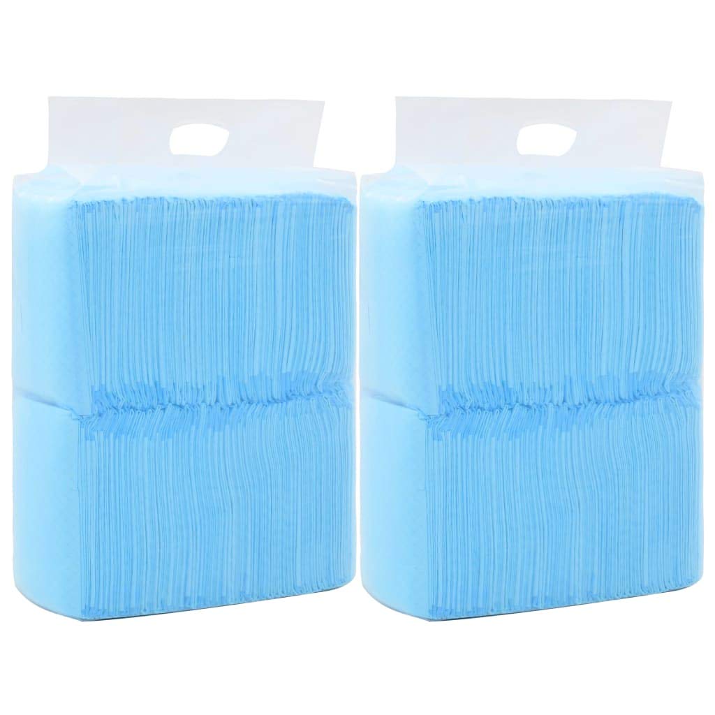 vidaXL Pet Training Pads - Puppy Pads, Dog Pee Pads, Absorbent Non Woven Fabric, 4-Layer Leakage Protection, 23.6 x 17.7, 200 Pc