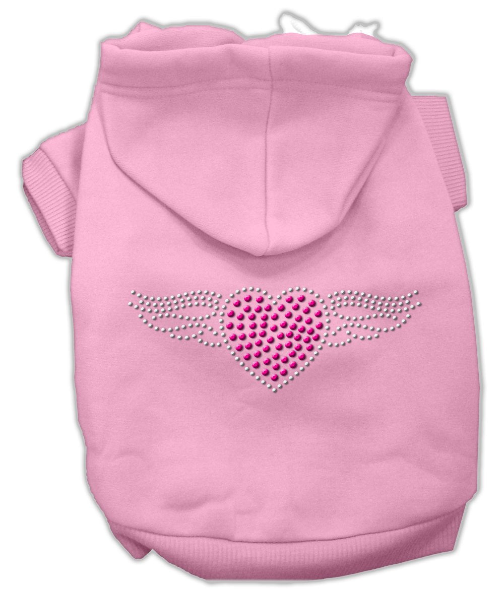 Mirage Pet Products 12-Inch Aviator Hoodies, Medium, Pink