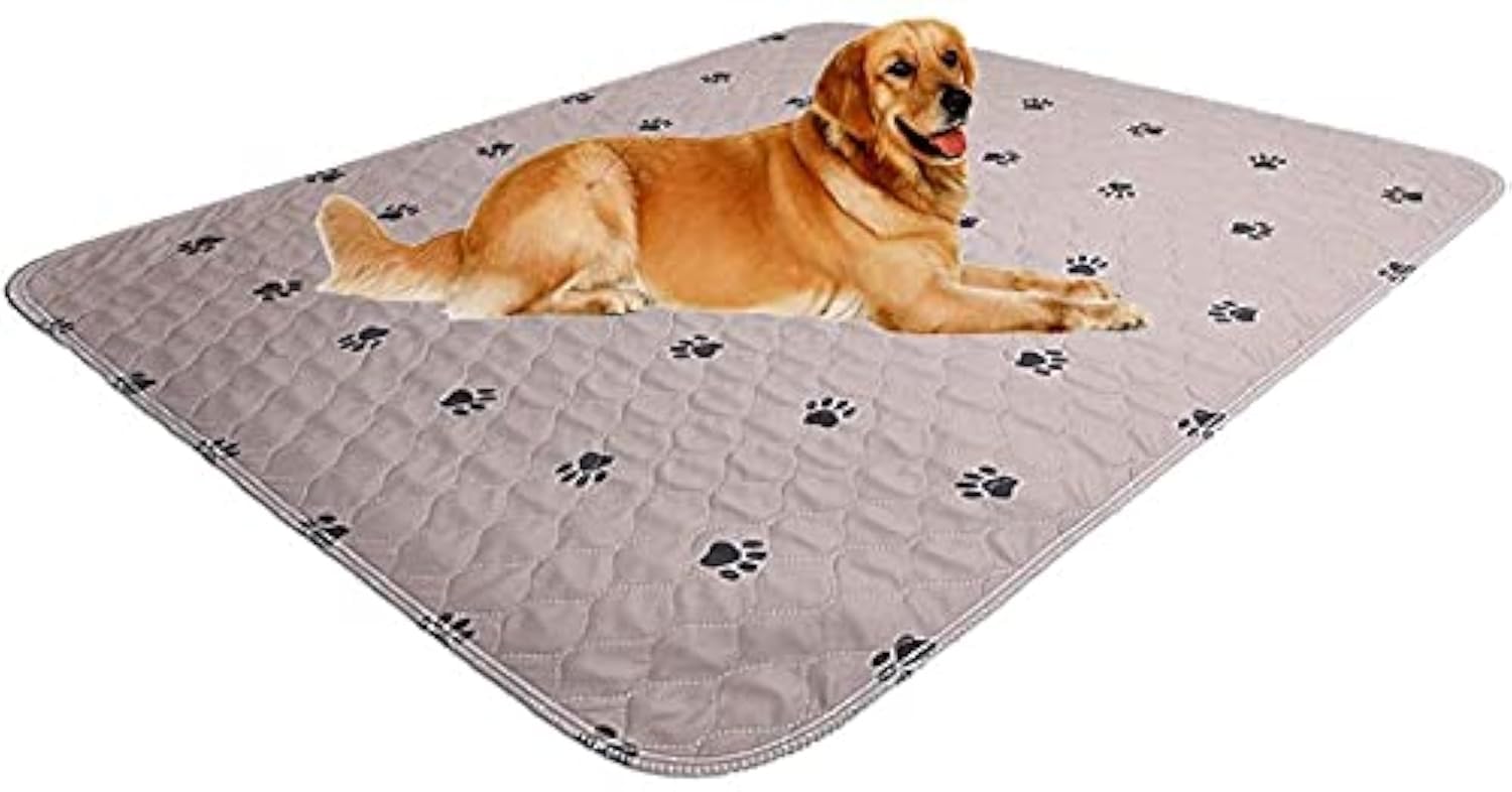 Sincopet Washable Dog Pee Pads With Puppy Grooming Gloves