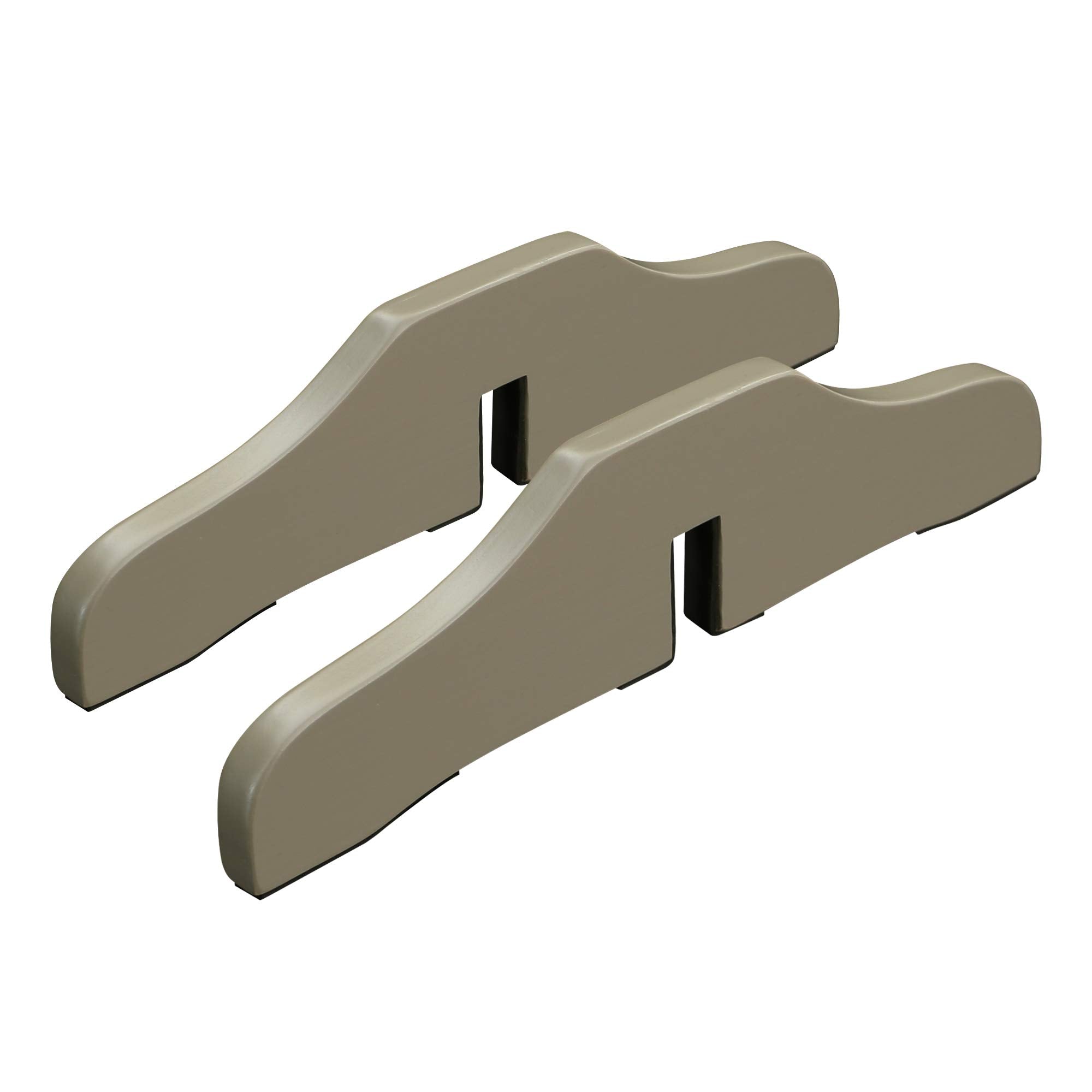 Casual Home Set of Two -Cascade Gray Lattice Pet Gate Foot,