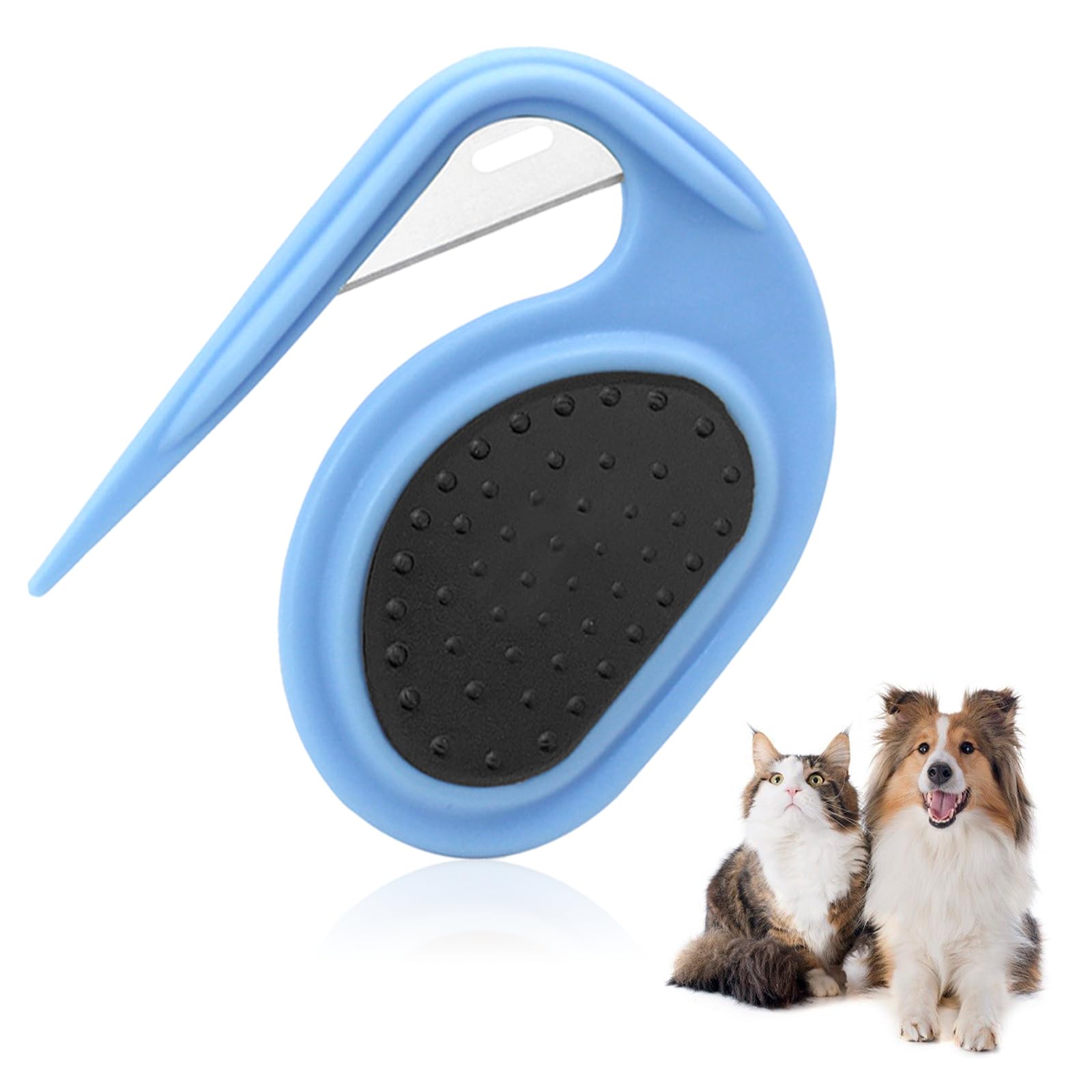 Knotting And Grooming Comb - Multifunctional Pet Hair Removal Tool For Cats, Dogs, Knot Remover And Opener For Loose, Knotted Ha