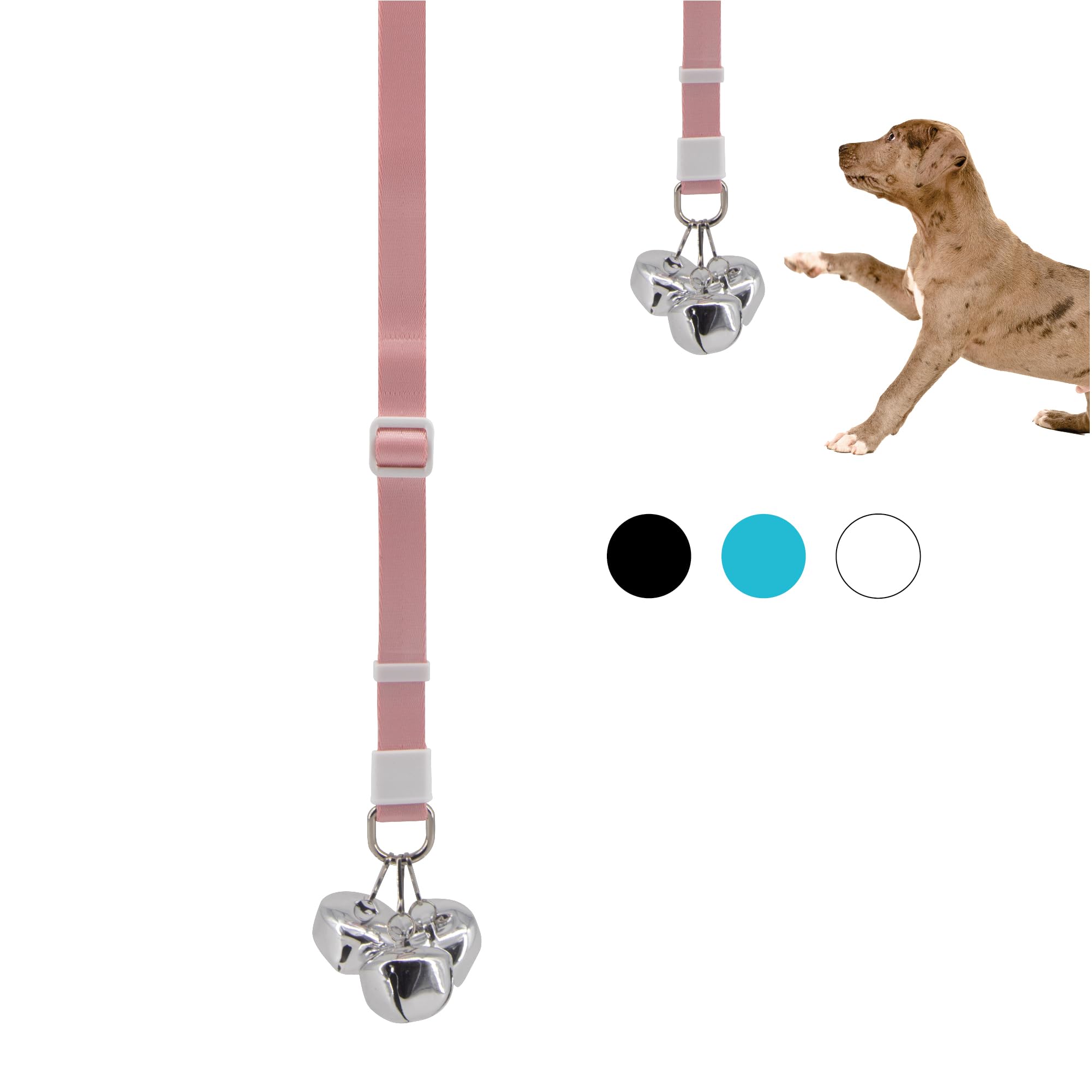 Svd.Pet Puppy Bell Doorbell, Dog Bell For Potty Training, Attach To Doorknob Or Anywhere Near The Door, Length And Height Adjust