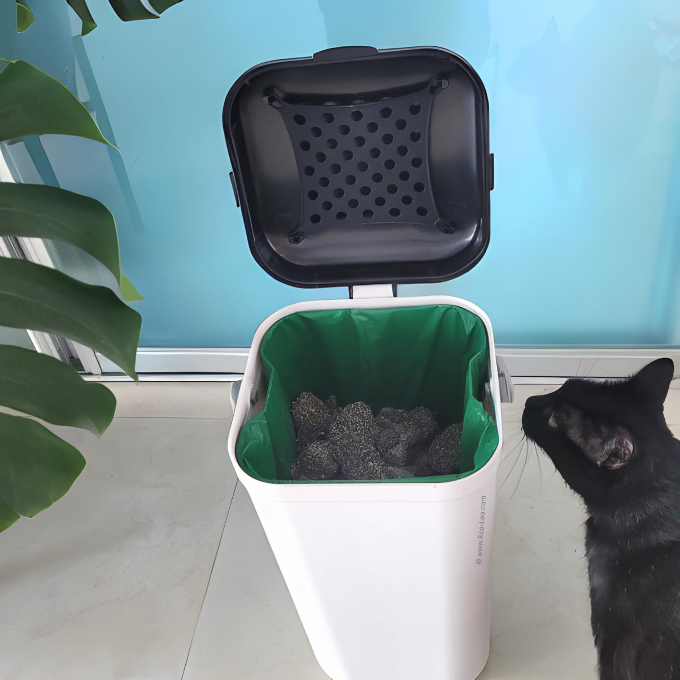 Dog Waste Station/Cat Litter Pail Bags, Petfusion Compatible, Certified Compostable, Plant-Derived, Long & Durable, Replacement