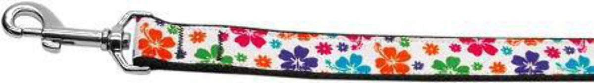 Mirage Pet Products 125-148 LG Multicolor Hawaiian Hibiscus Nylon Dog Collars, Large