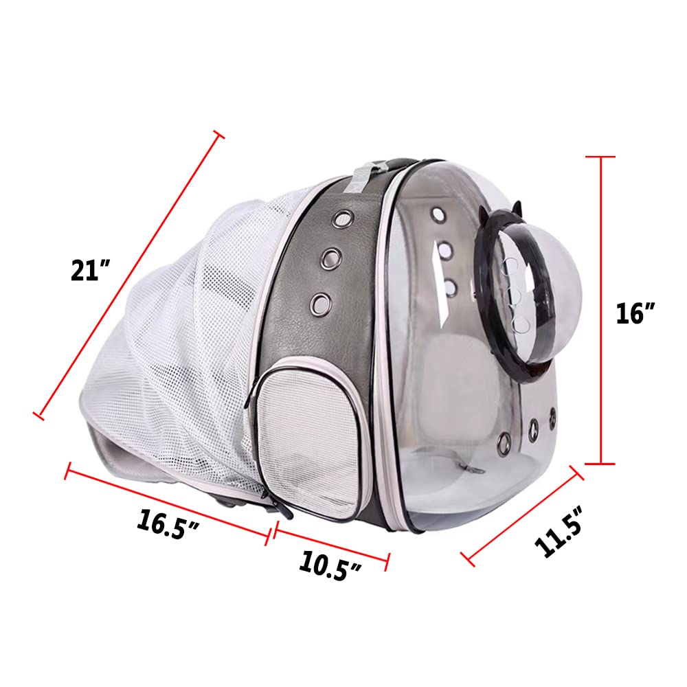Expandable Cat Carrier Backpack, Backpack For Cats Kitten Small Puppy, Airline Approved Cat Bubble Backpack, Space Capsule Astro