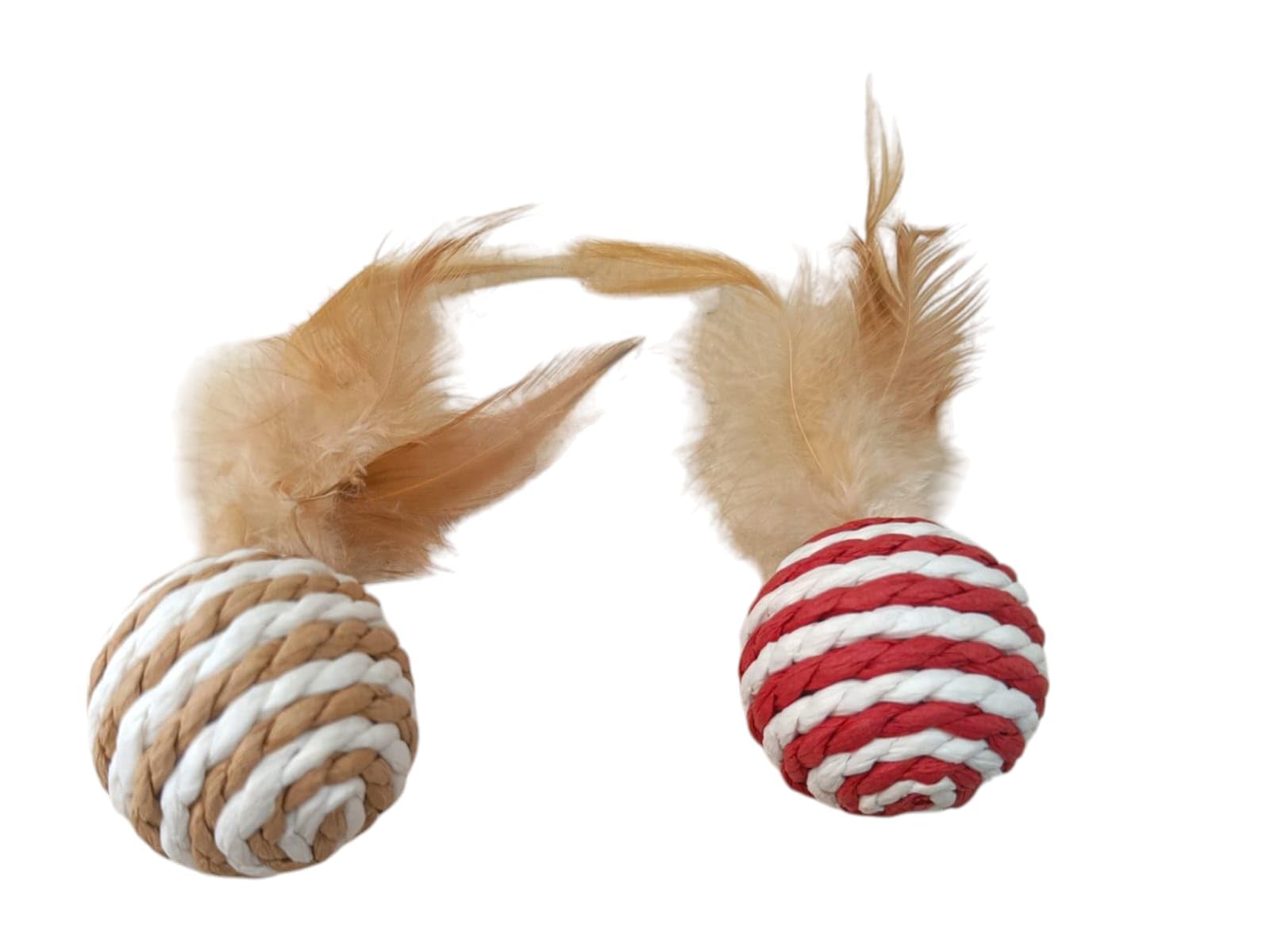 The Pets Company Fun Sisal Cat Toys, Cats Hunting Toy Ball, Bite Proof Cat Play Toy, Interactive Mice, Rat, Soft Ball Toy For Ca