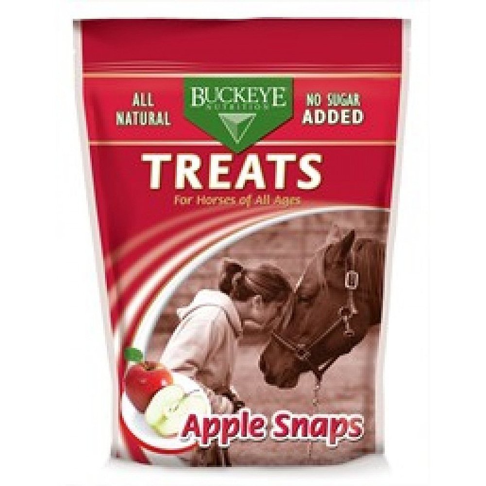 Buckeye Nutrition Treats For Horses, Apple Snaps, 4 Pounds