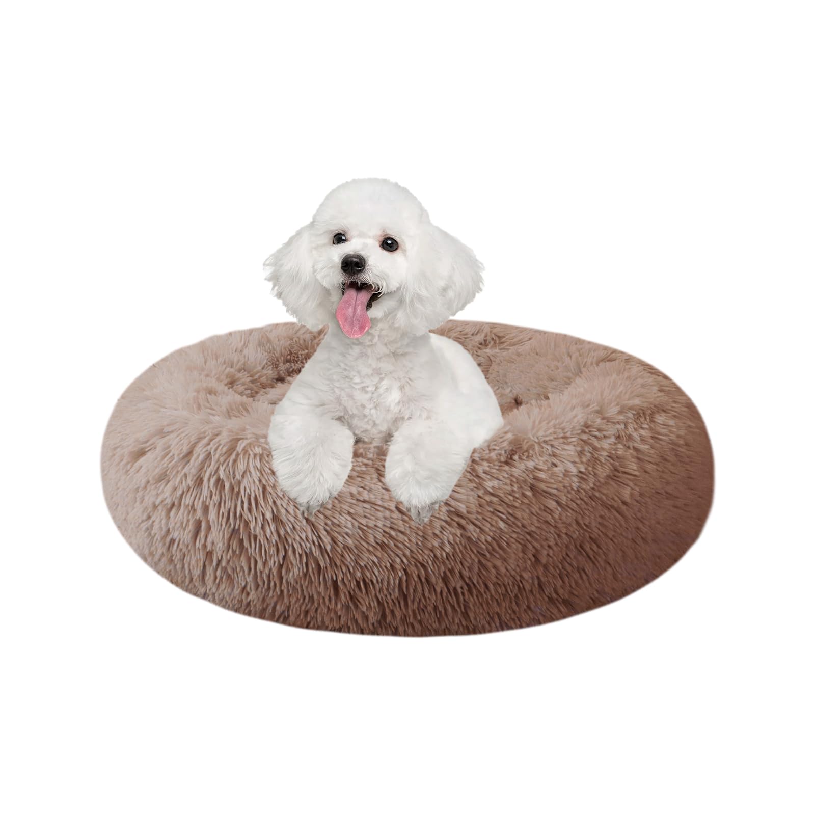 Nisrada Cat Beds For Indoor Cats,20/24 Inch Dog Bed For Small Melium Large Dogs, Washable-Round Pet Bed For Puppy And Kitten Wit