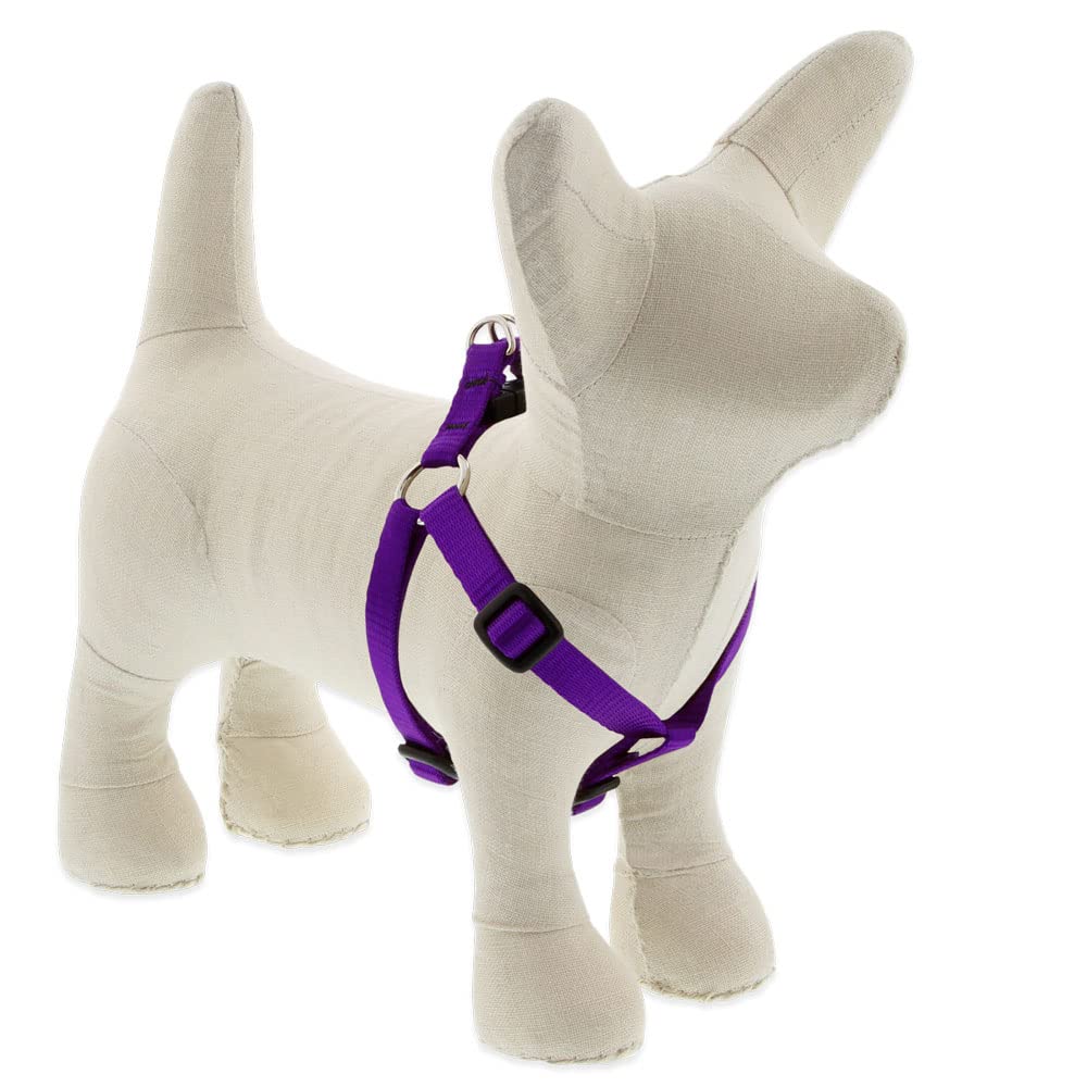 Lupinepet Basics 1/2' Purple 12-18' Step In Harness For Small Dogs