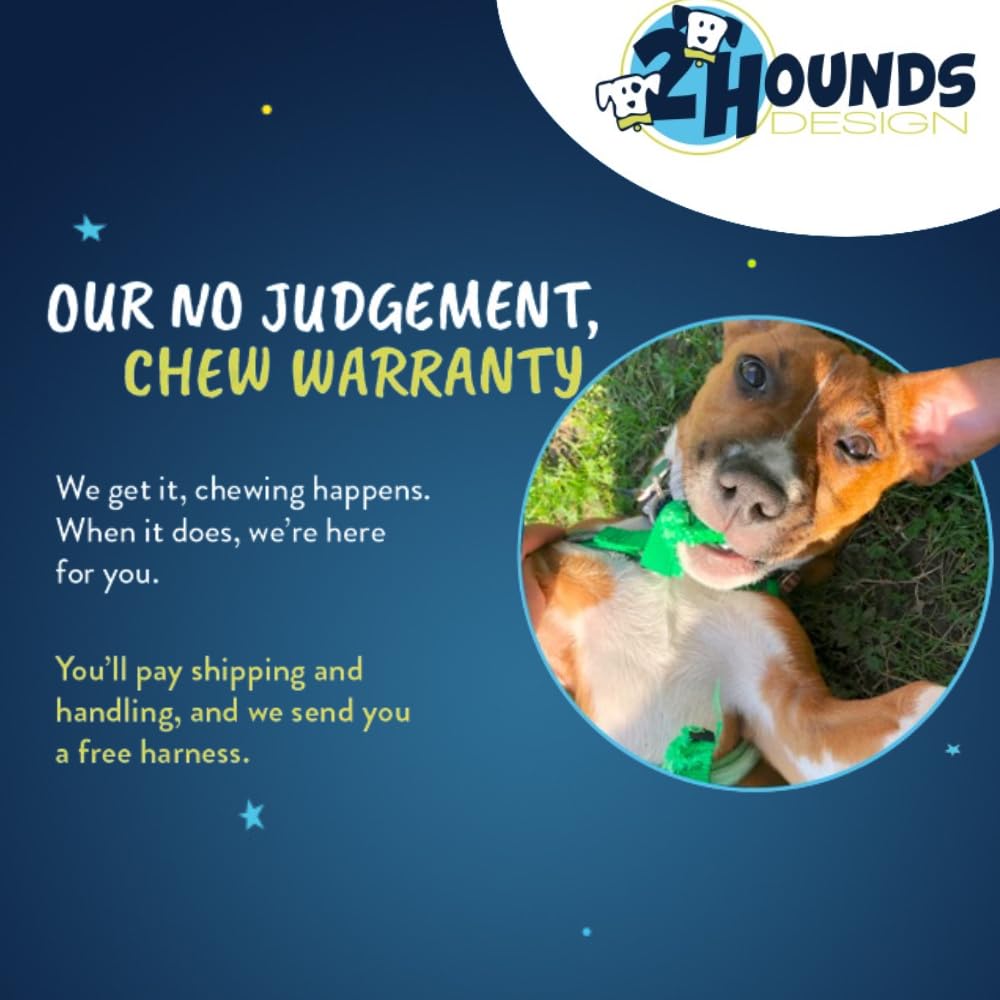 2 Hounds Design Freedom No Pull Dog Harness, Adjustable Harness And Leash Set, Easy Walking & Comfortable Control, Fits Small, Medium & Large Dogs, Solid Colors, Made In Usa, 1' Xxl, Teal