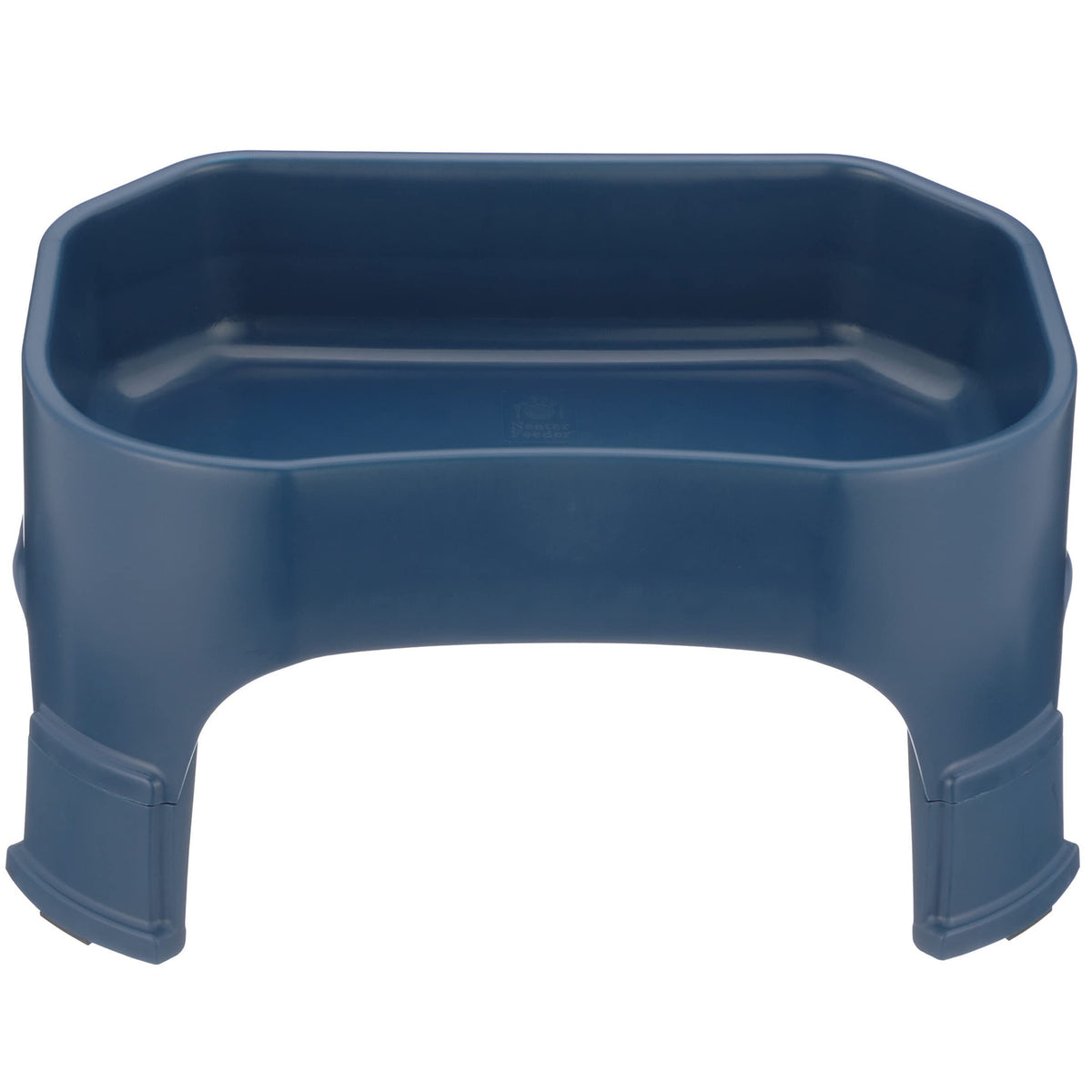 Neater Pet Brands Giant Bowl with Leg Extensions Huge Jumbo Trough Style Dog Pet Water Dish (2.25 Gallons, Dark Blue)