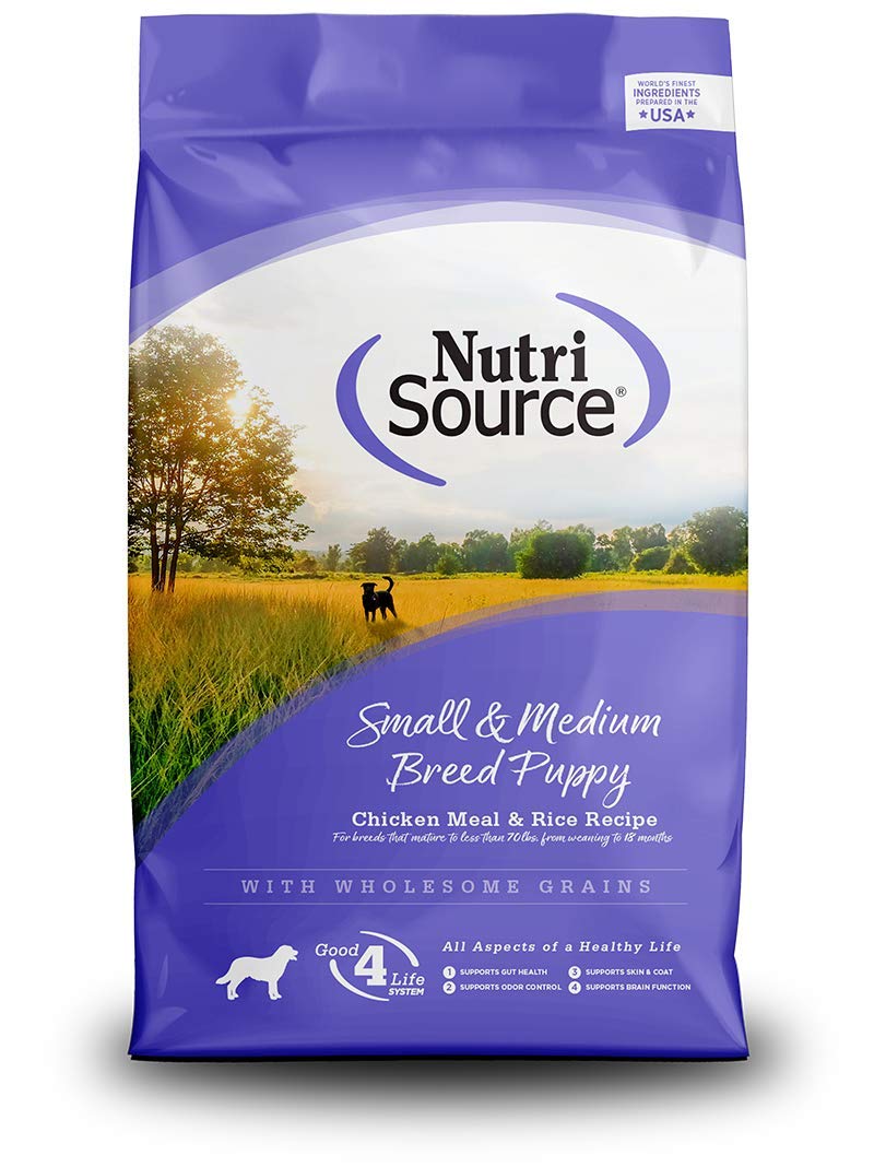 Tuffy'S Pet Food Nutrisource 1.5-Pound Chicken And Rice Formula Breed Dry Puppy Food, Small/Medium