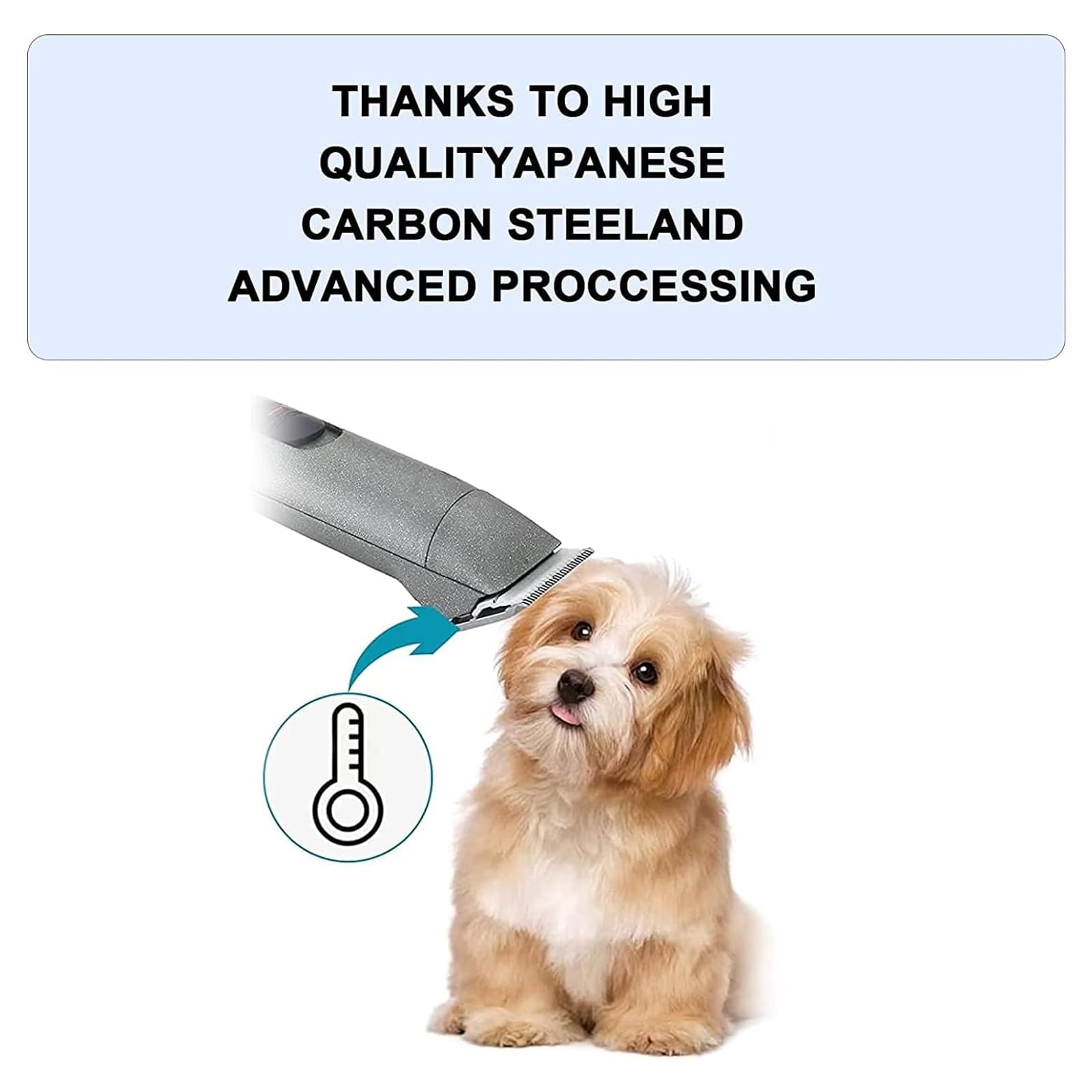 7Pcs Dog Grooming Blades Compatible With Andis/Wahl/Oster Dog Clippers,Detachable Ceramic Blade & Stainless Steel Blade,Size:#3Fc+4Fc+5Fc+7Fc+10+30+40