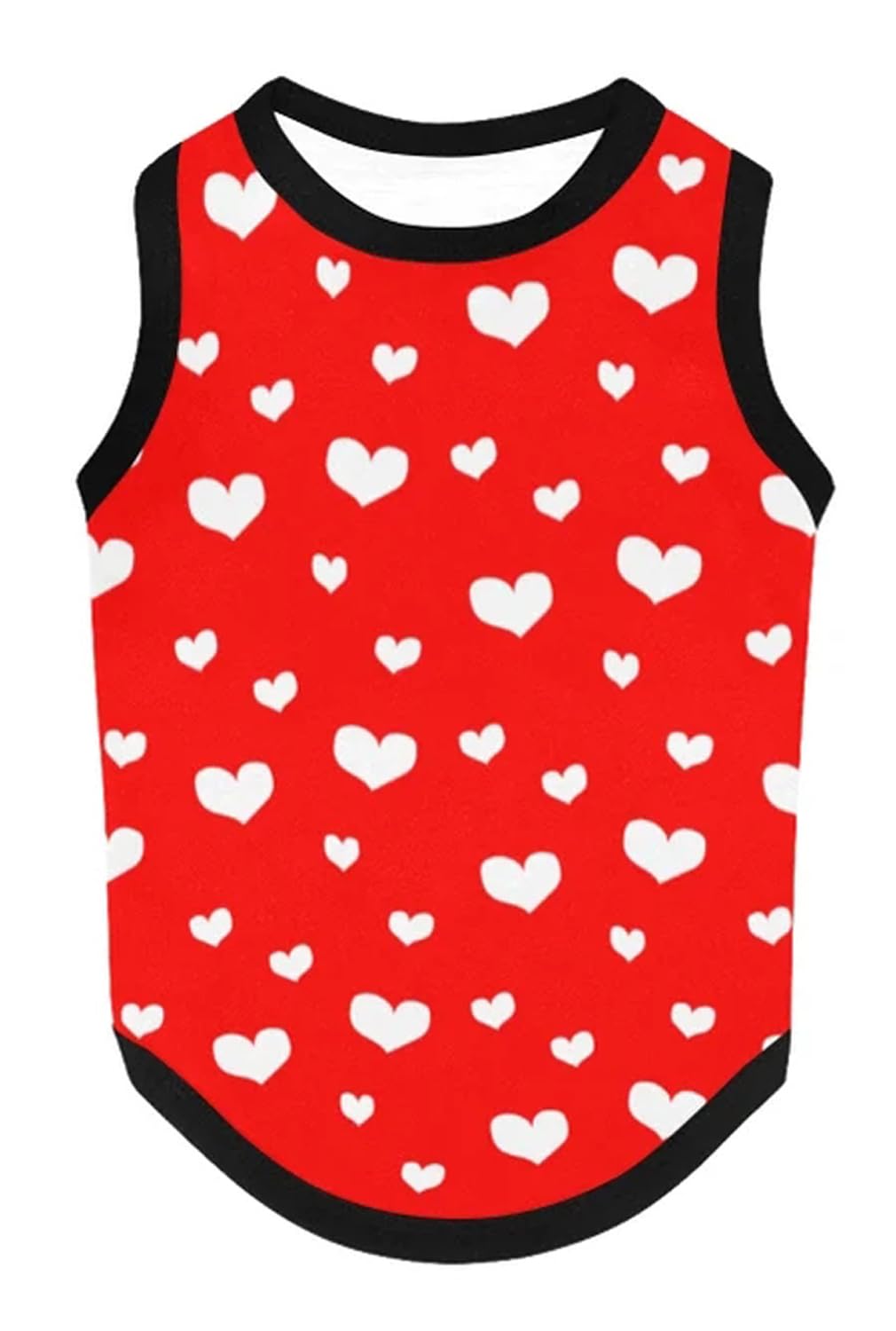 Dog Shirts Heart Graphic Small Large Dog Clothes Puppy Vest Gift For Dog Valentine'S Mother Day Apparel Shirt(Red05,Small)