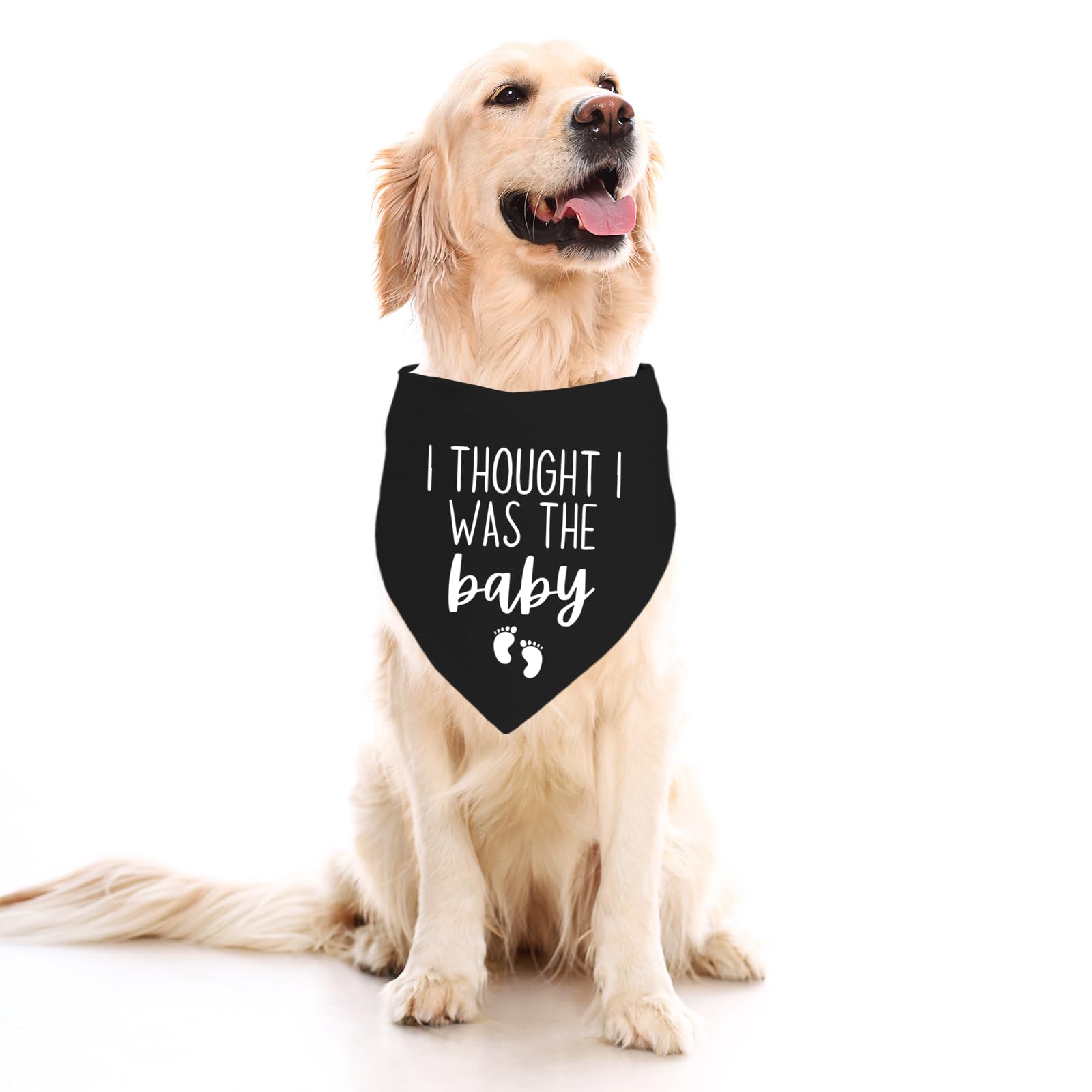 I Thought I Was The Baby Dog Bandana Pet Scarf Dog Pregnancy Announcement Bandana Pregnancy Dog Bandana For Dogs Pet Accessories