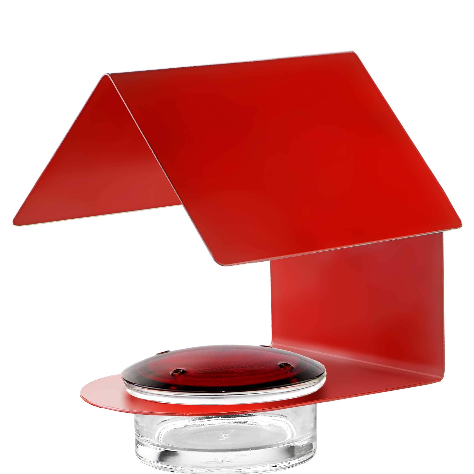 Mosaic Birds Cottage Hummingbird Feeder, M447-301-R, 3.4 Ounce Capacity, Red, 1 Piece