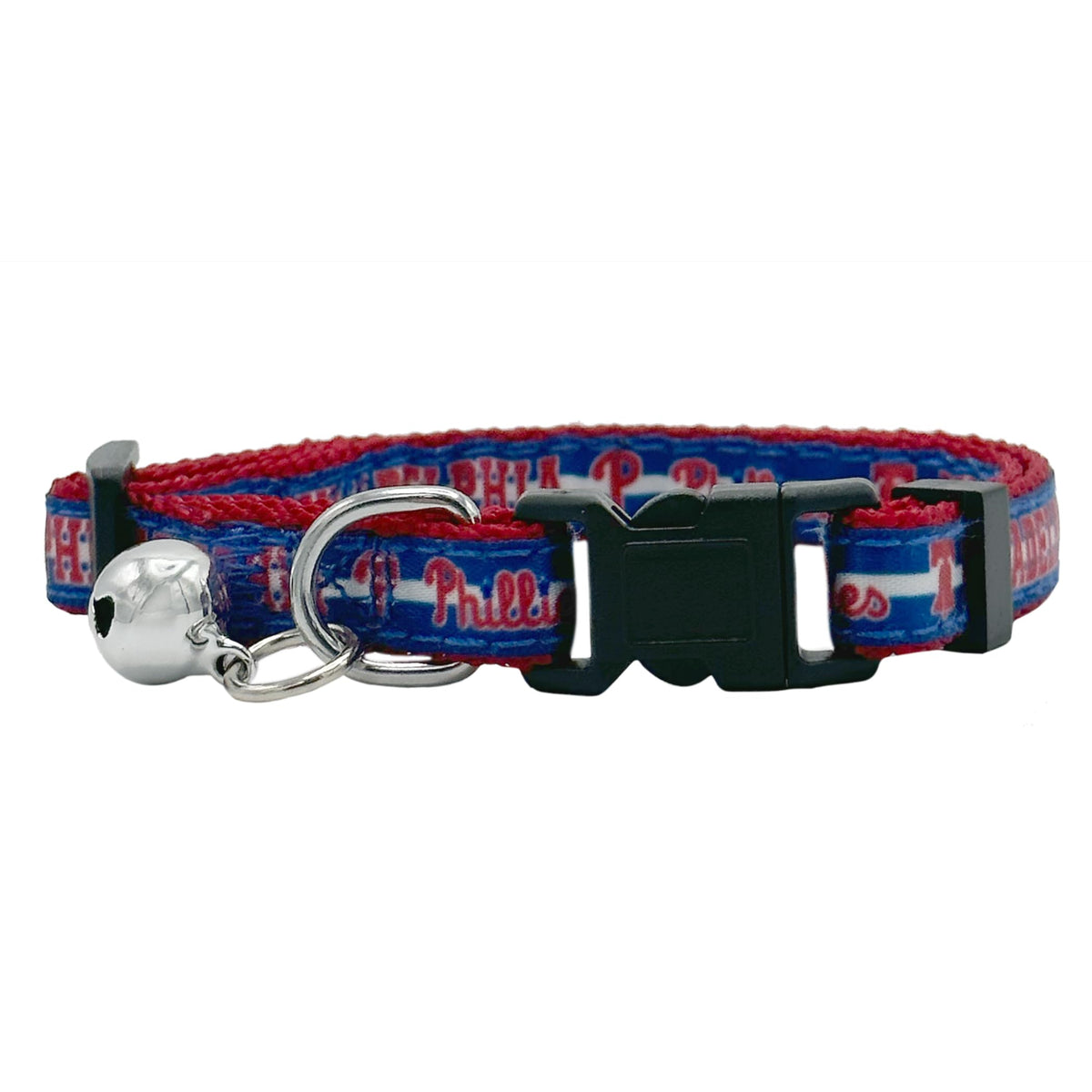 Mlb Cat Collar Philadelphia Phillies Satin Cat Collar Baseball Team Collar For Dogs & Cats. A Shiny & Colorful Cat Collar With R