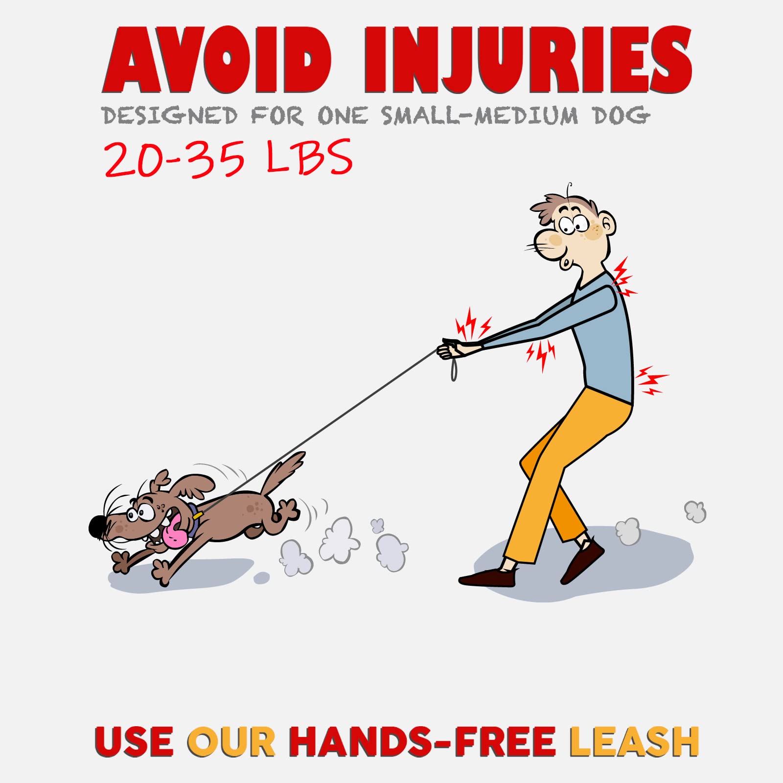 Retractable Hands Free Dog Leash For Running | Waist Leash For Dog Walking Small Breeds | Running Leash | Hiking Leash For Medium Dogs | Service Dog Leash Belt | Bungee Dog Leash | Hands Free Leash