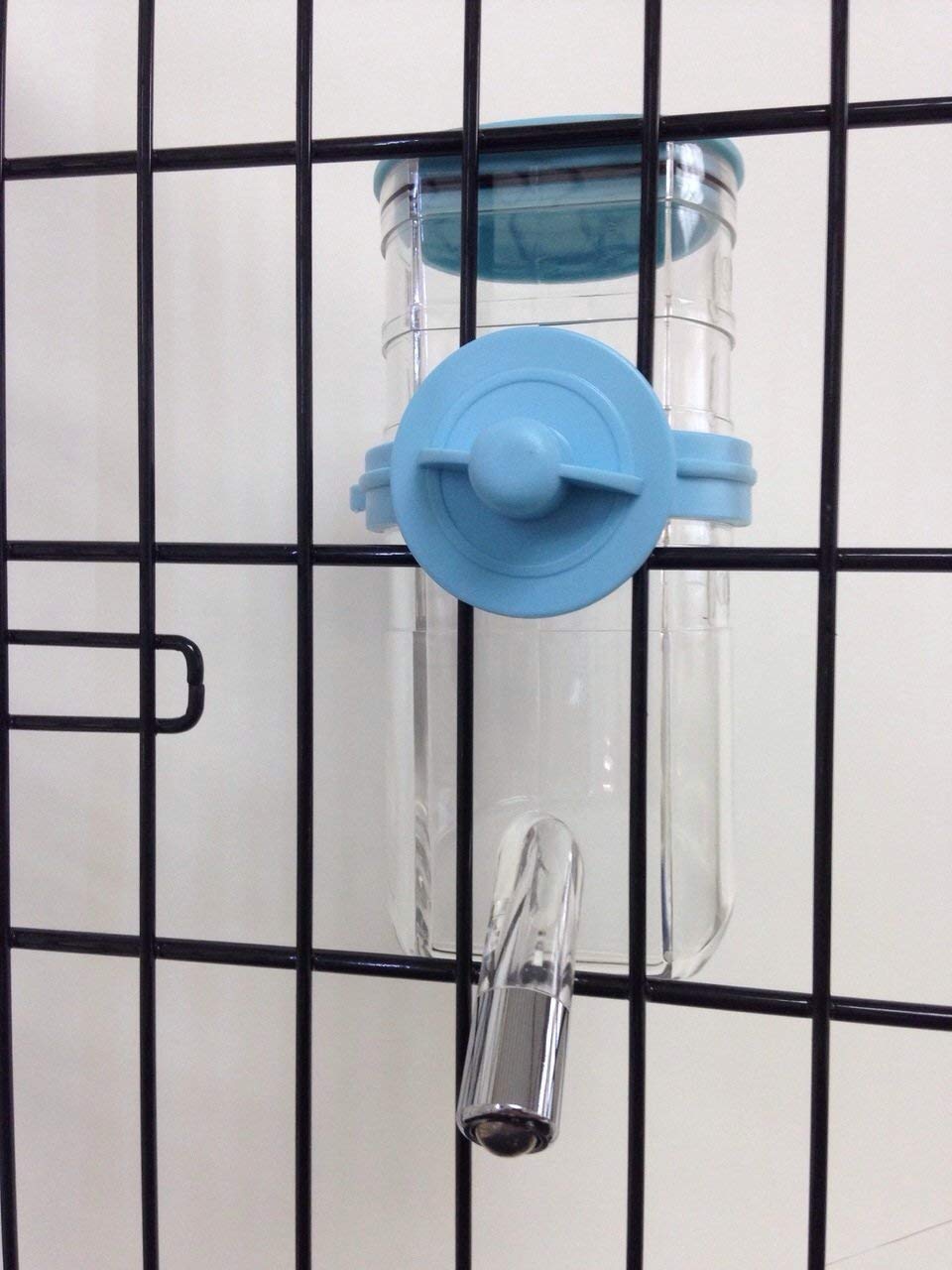 Choco Nose Patented No-Drip Dog Water Bottle/Feeder With Hook For Dogs/Cats And Other Small-Medium Sized Animals - For Cages, Cr