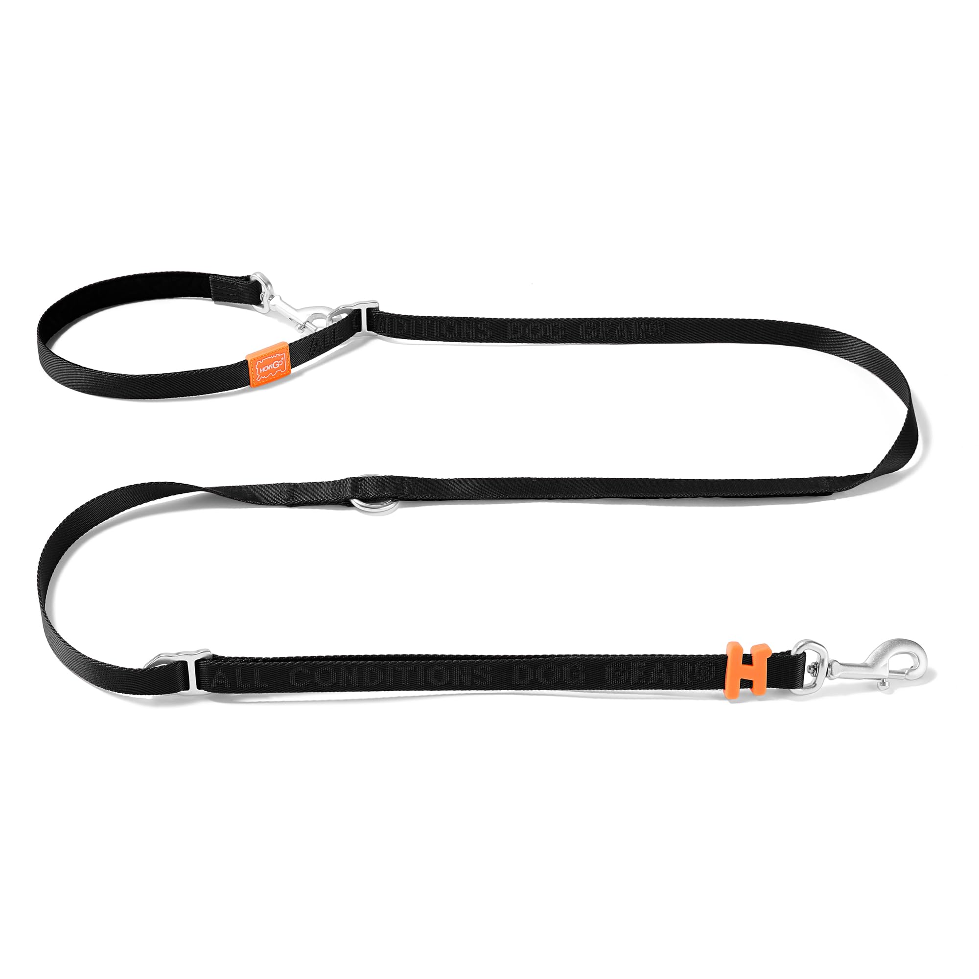 Howgo 8-In-1 Multifunctional Hands Free Dog Training Leash With Padded Handle, 8.5 Ft Nylon Adjustable Length, Lightweight Aviat