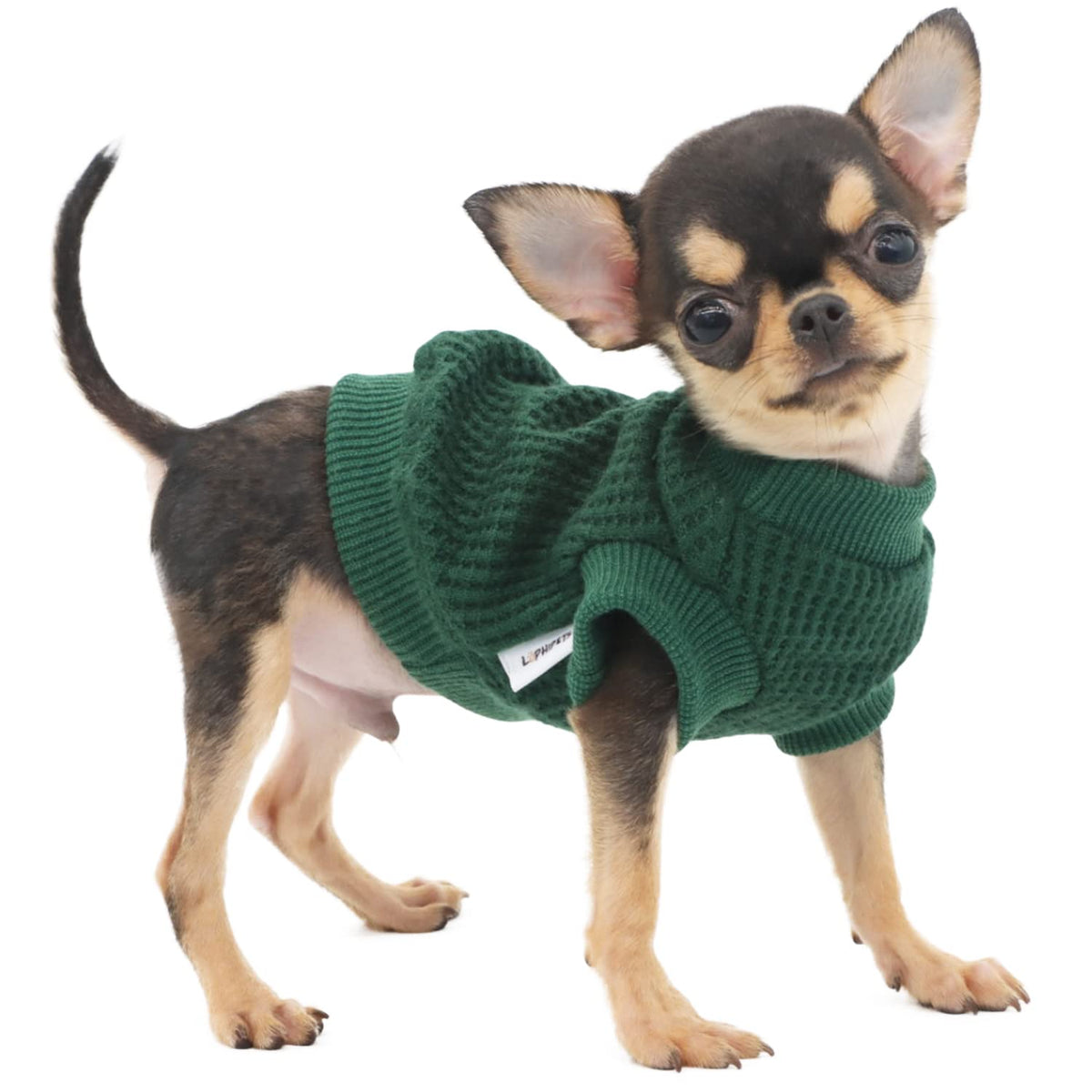 Lophipets Lightweight Dog Sweaters For Puppy Small Dogs Puppy Chihuahua Yorkie Clothes-Atrovirens/Xs