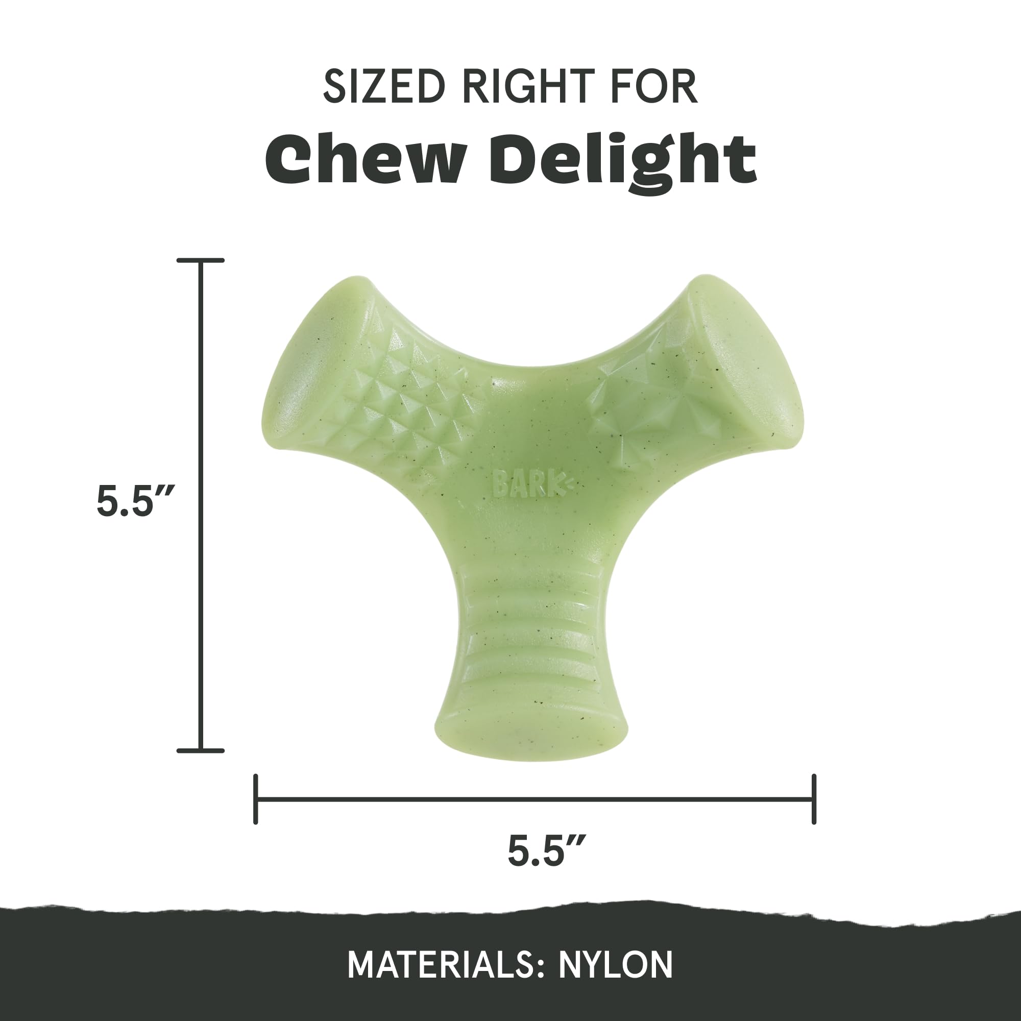 Barkbox Super Chewer Tough Dog Chew Toys For Aggressive Chewers, Dental Stimulating (Chopper - Large)