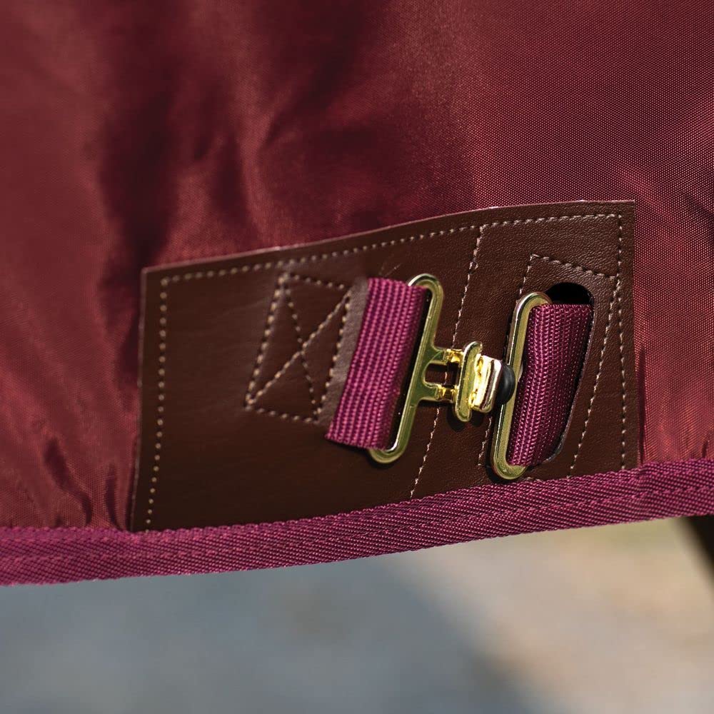 Adjusta Fit Dura-Nylon Horse Stable Sheet | Ultimate Comfort & Protection Horse Sheet | Keeps Coats Smooth & Shiny | V-Free | Cl