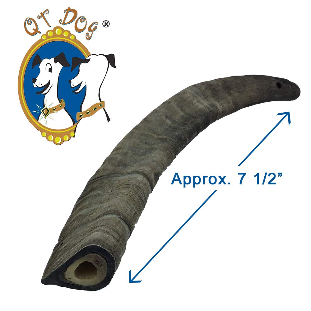 4 Pack Of Gobi Goat Horns Small Long Lasting 100% Natural Gobi Desert Goat Horn Dog Chews With Marrow