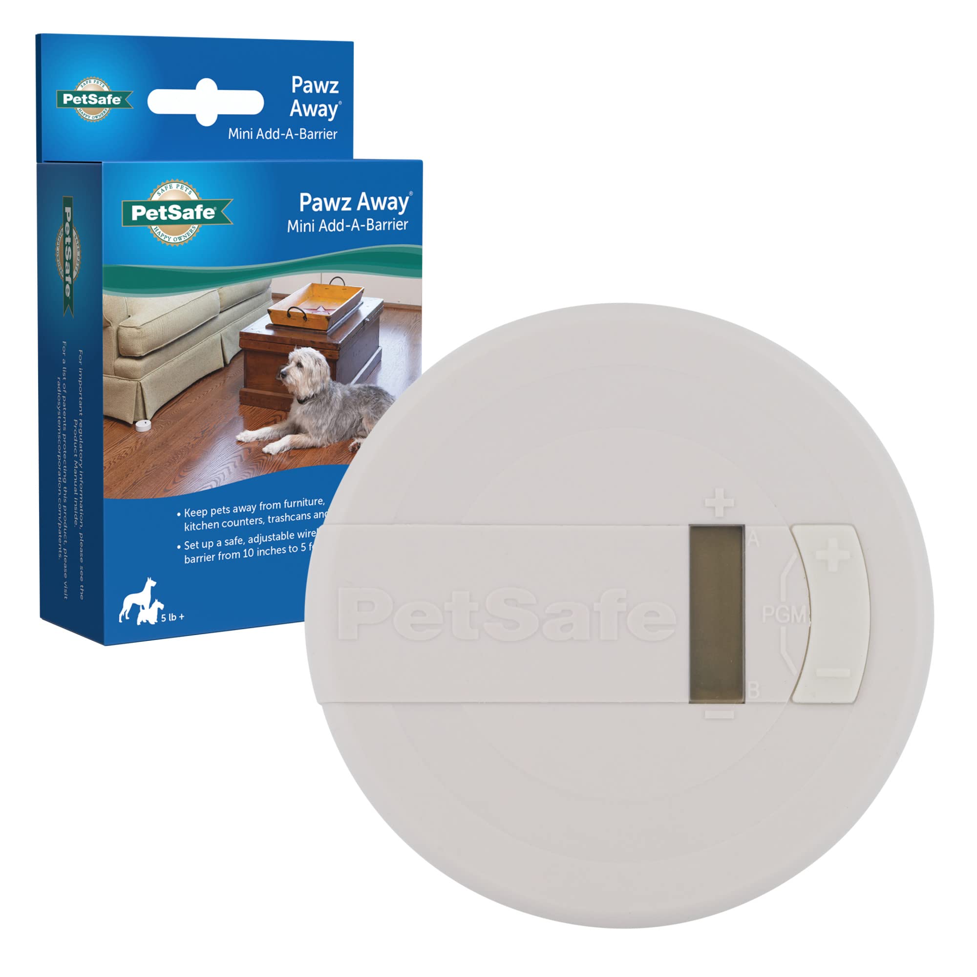 Petsafe Pawz Away Mini Indoor/Outdoor Wireless Pet Barrier Transmitter, Extra Add-A-Barrier For Dogs And Cats