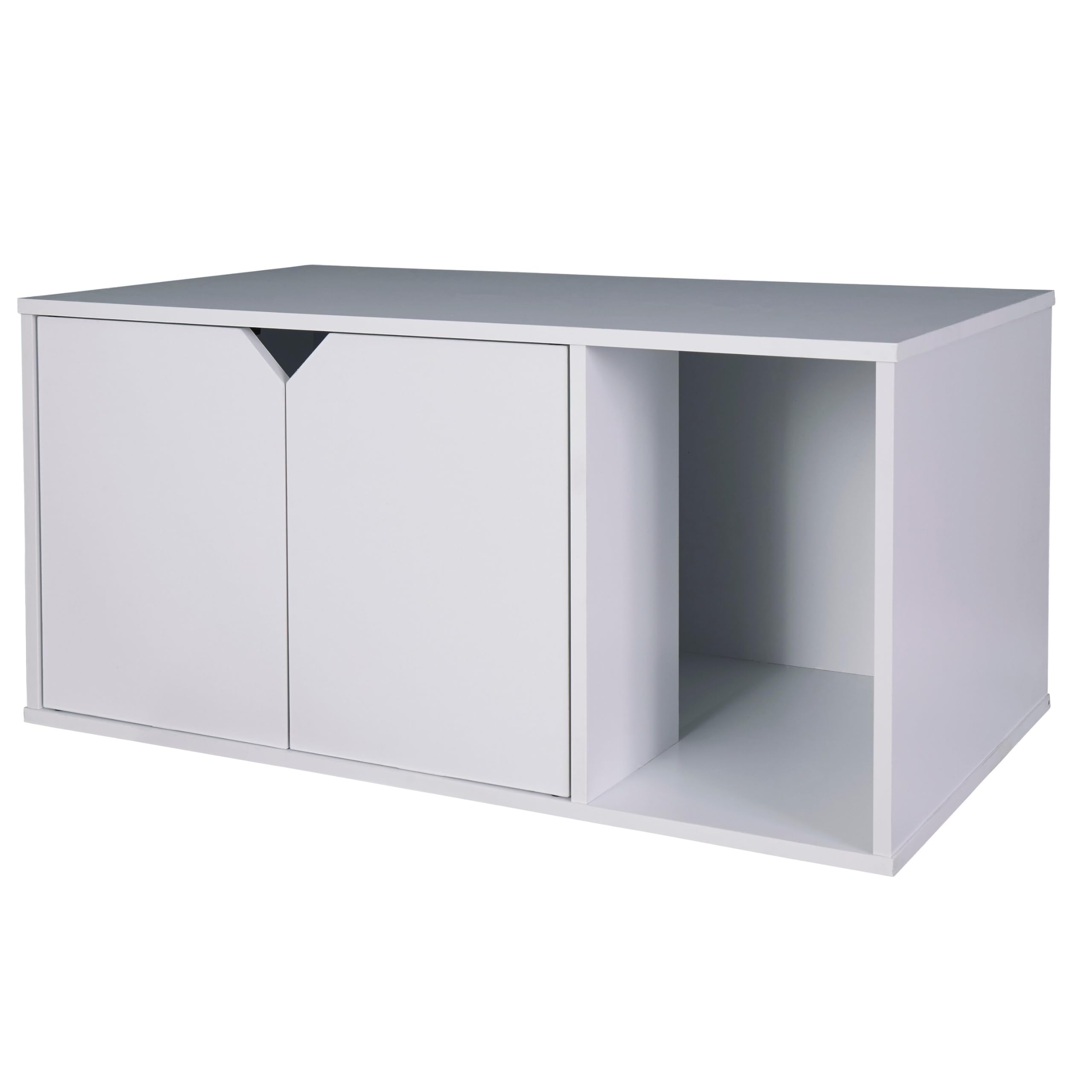 Progressive Furniture Cat Litter Box Enclosure - White