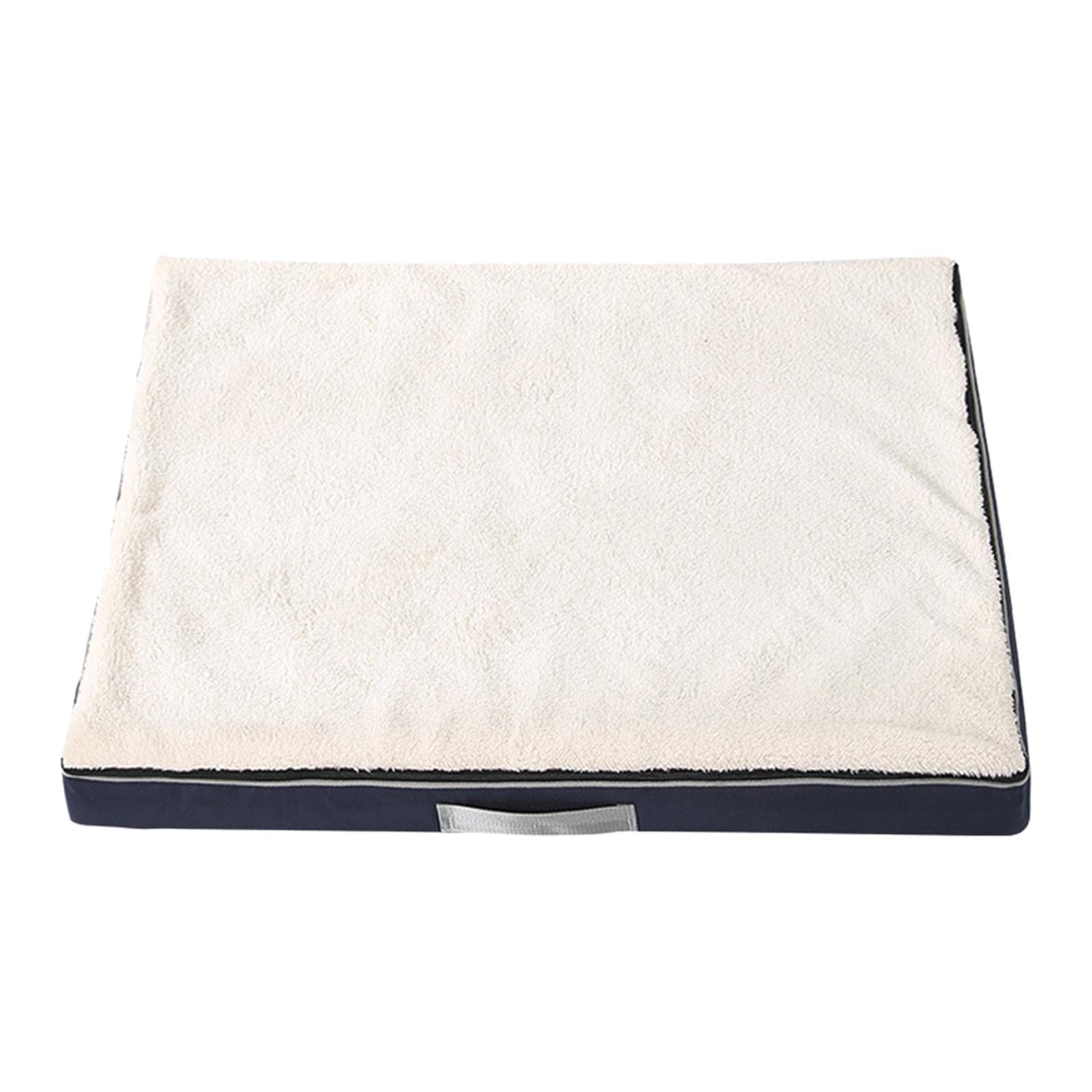 MERISHOPP Warm Dog Bed Sleeping Pad Kennel Soft Blanket Washable for Indoor Cats White and Blue Dogs | Cats | Puppy | pet | Rabb