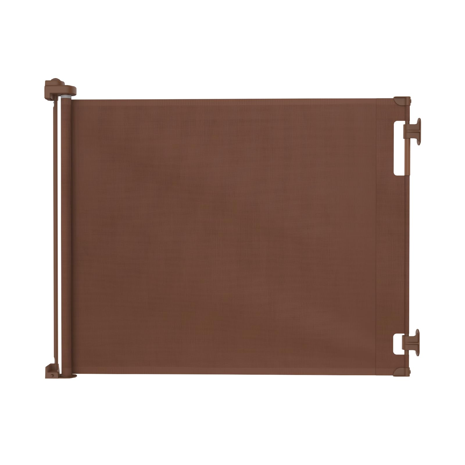 Retractable Baby Gate Perma Child Safety 33 Tall x 71    Wide, Mesh, for Stairs, Doorways, Dogs, Pets, Indoor, Outdoor, One-Hand