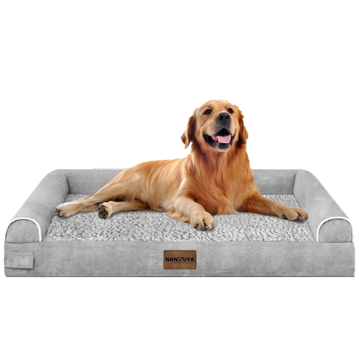 Large Dog Bed Orthopedic Washable: Beds Bolster Xl Bed Big Xlarge Dogs Memory Foam Couch Sofa Waterproof With Removable Cover